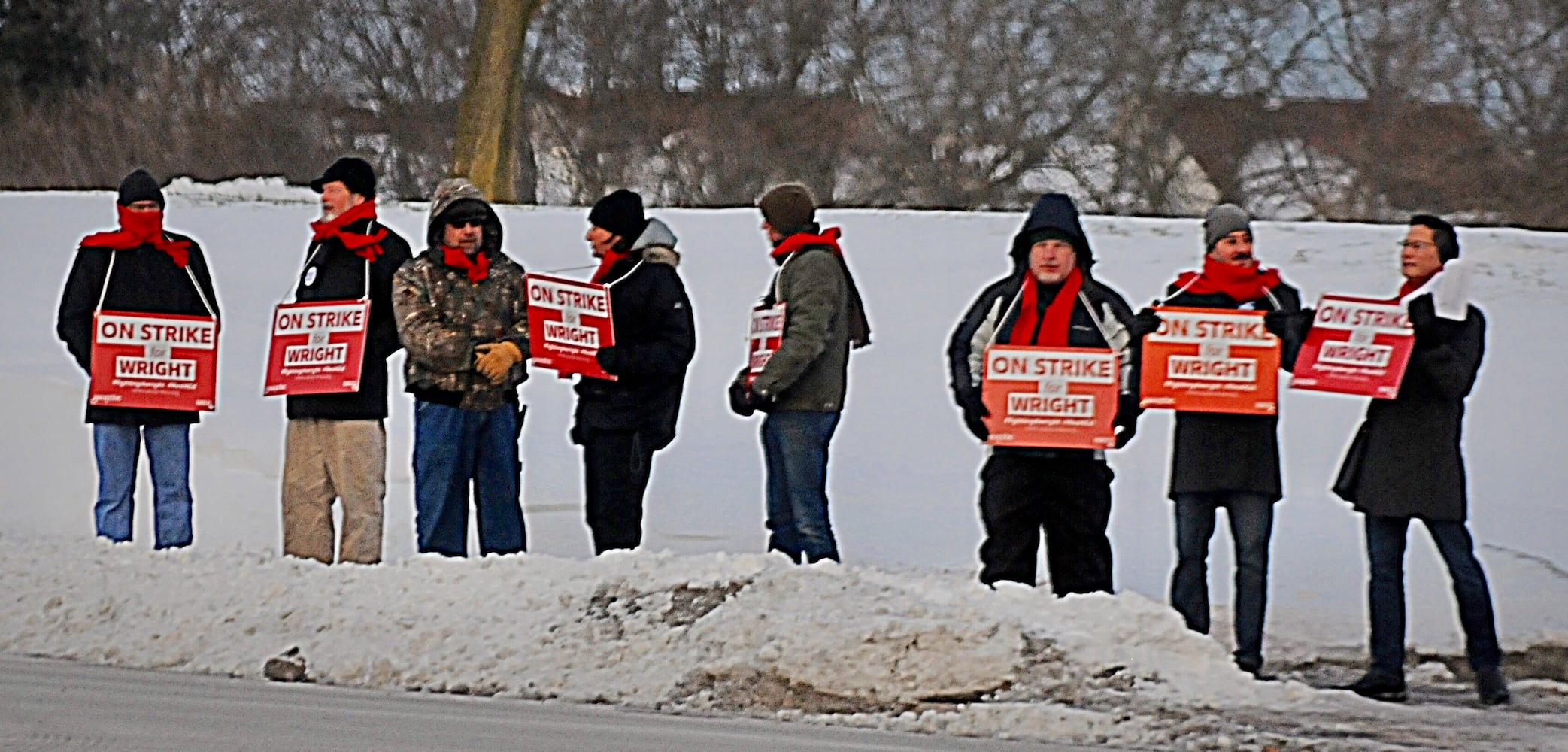 PHOTOS: Faculty strike at Wright State University