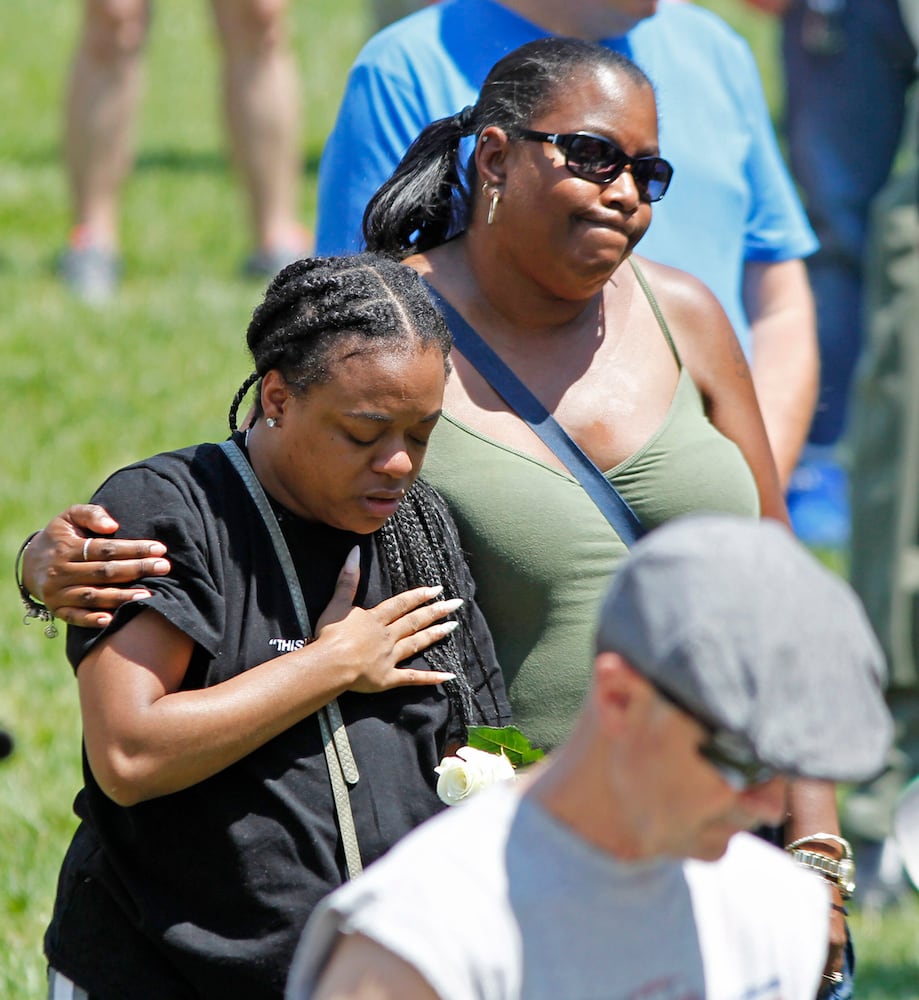 PHOTOS: Prayer vigil held for victims of Oregon District shooting