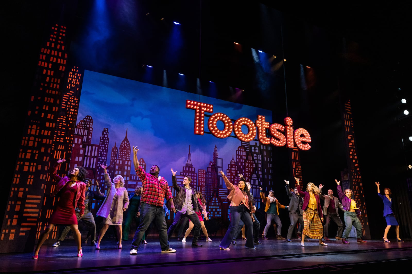 The cast of the national tour of "Tootsie."