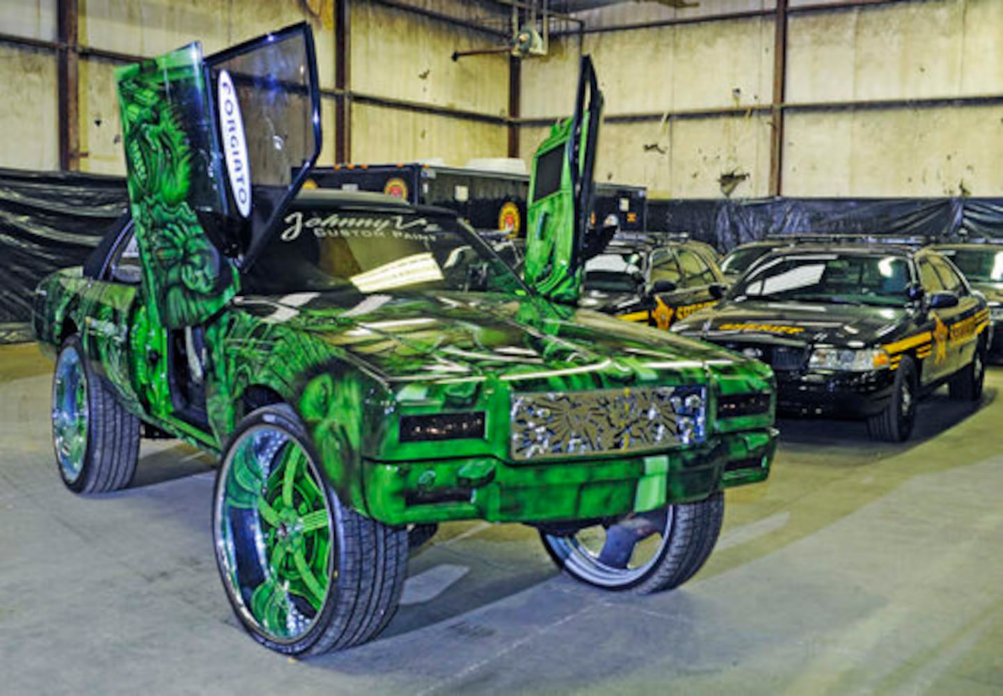 Hulk car seized in drug bust