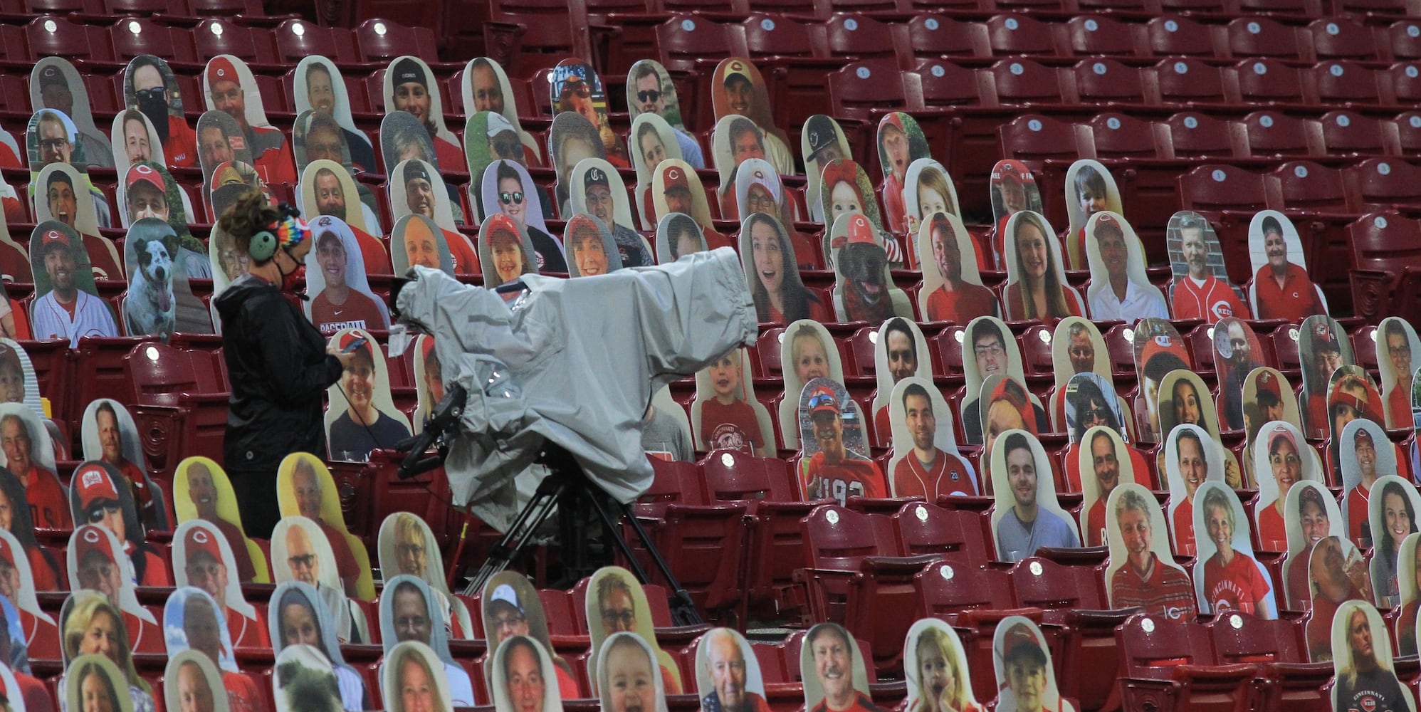 Reds fan cutouts