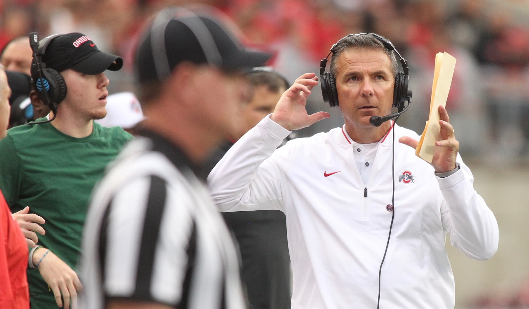 Photos: Urban Meyer returns to sideline for Ohio State