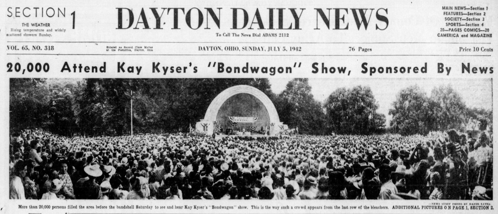 Dayton celebrates Independence Day 1942. DAYTON DAILY NEWS ARCHIVES