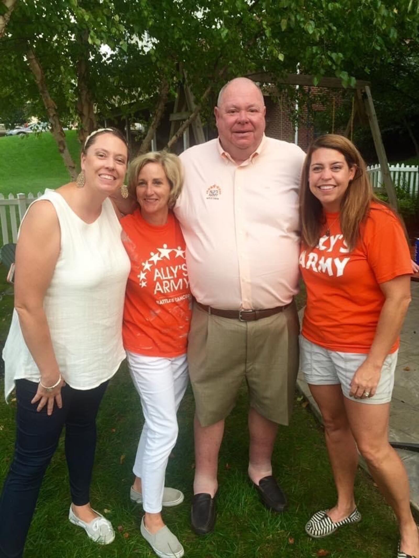 Pictured: Bob Mills with daughter Michelle Spencer (far left), wife Barbara and daughter Janel Barnett (far right). CONTRIBUTED