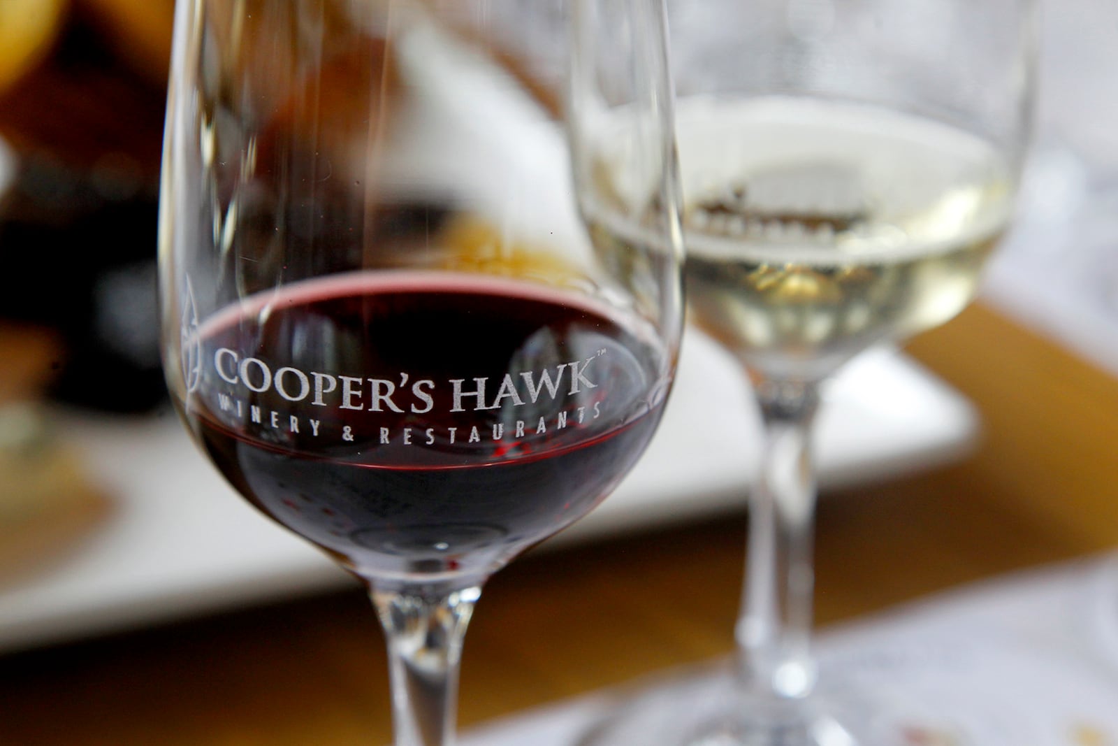 Cooperâs Hawk Winery & Restaurant, located in the Cornerstone of Centerville, opens Monday, Aug. 26. The upscale/casual wine-themed restaurant has a full-service bar, private barrel-aging room, Napa Valley-style tasting room and gift store. LISA POWELL / STAFF