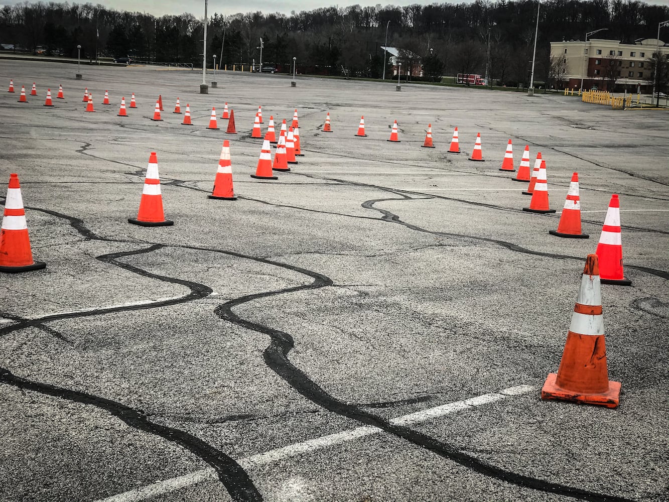 UD Arena parking lot now a coronavirus testing drive thru