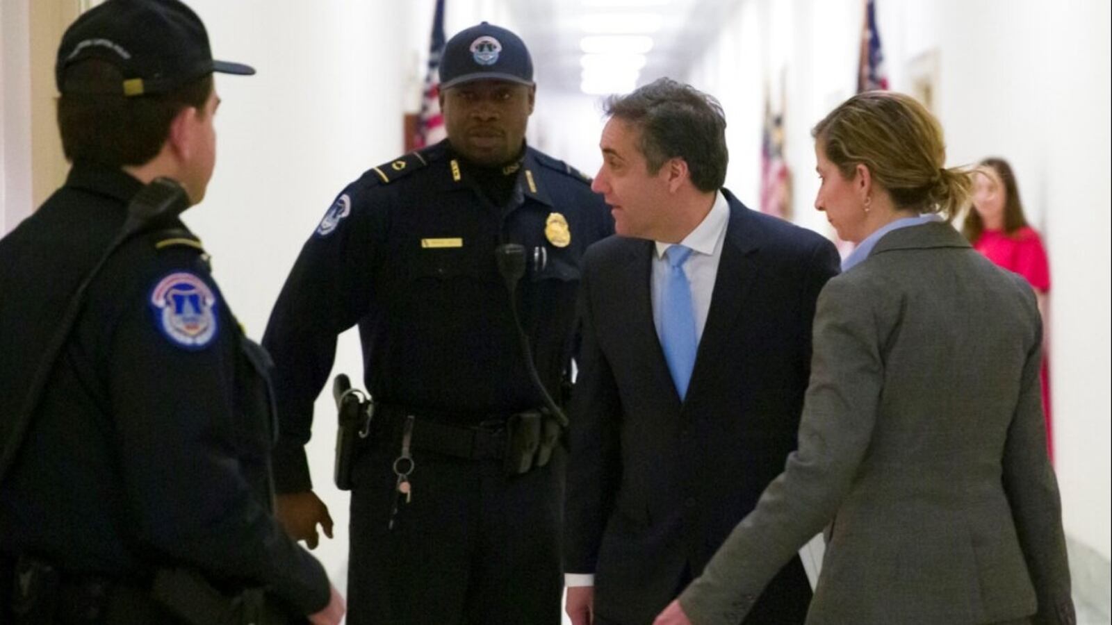 Michael Cohen, President Donald Trump's former personal lawyer, arrives to testify before the House Oversight and Reform Committee, on Capitol Hill, Wednesday, Feb. 27, 2019, in Washington.