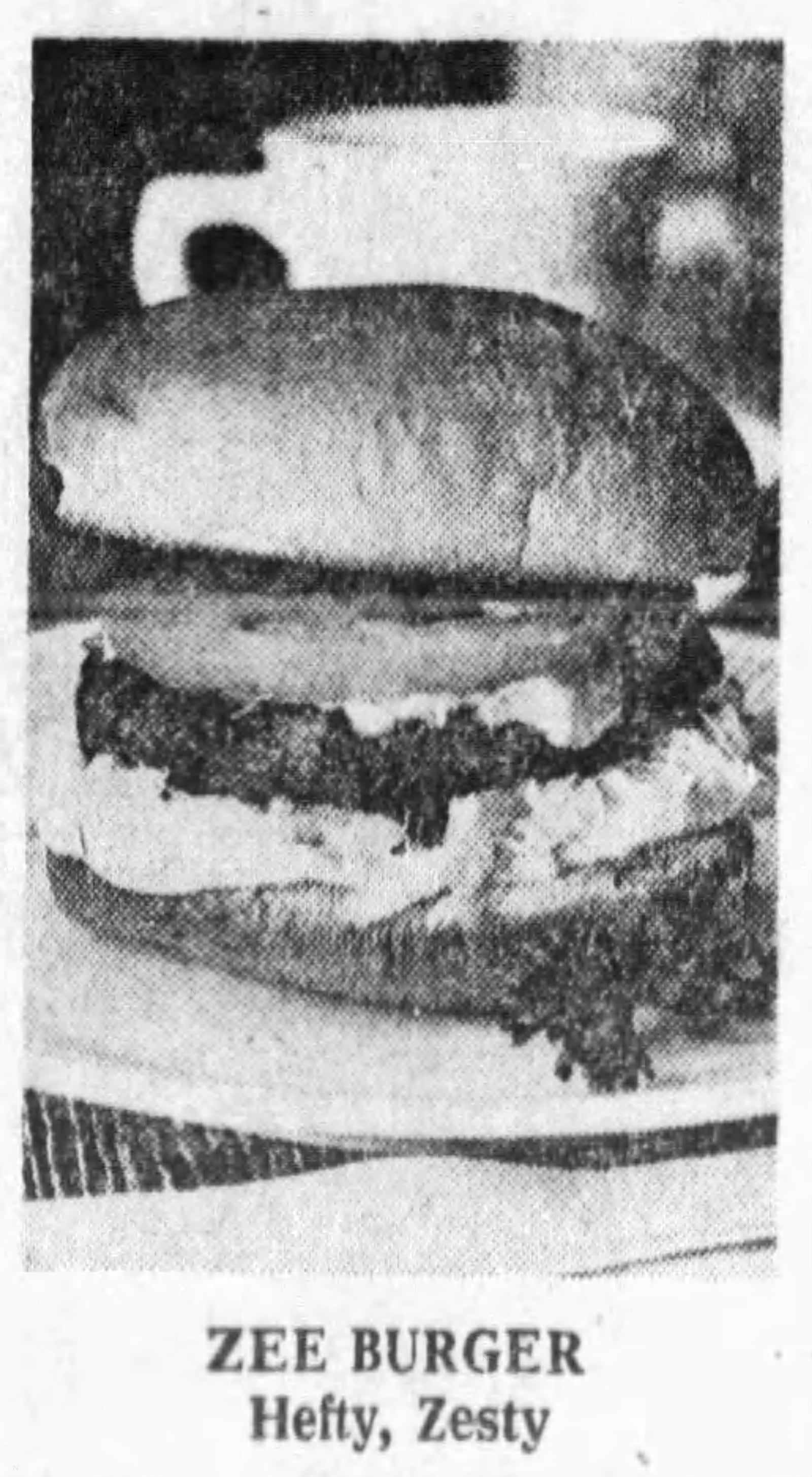 The "Zee" burger at Goody Goody in Dayton. DAYTON DAILY NEWS ARCHIVES.