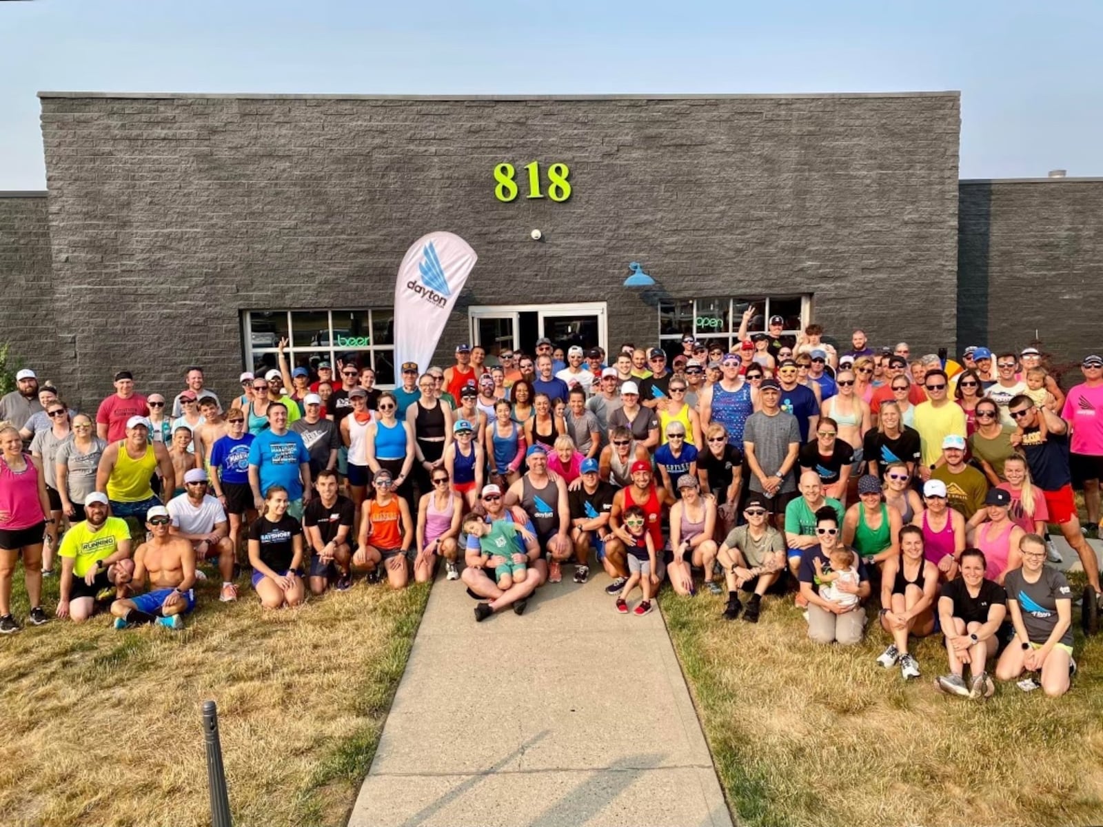 More than 150 Dayton Track Club members took part in the Global Running Day festivities at Southern Ohio Brewery last year - CONTRIBUTED