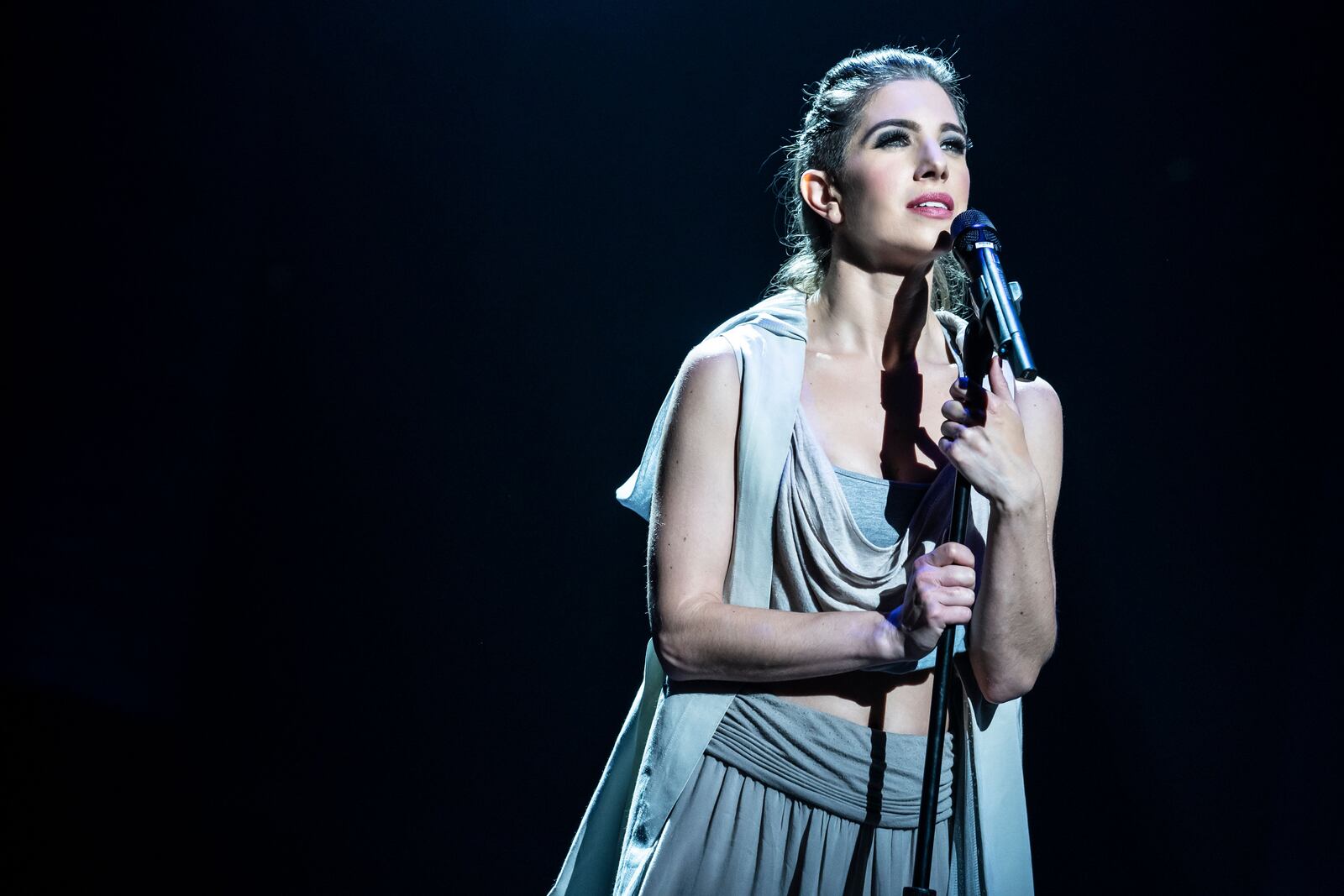 Jenna Rubaii (Mary Magdalene) in the North American Tour of JESUS CHRIST SUPERSTAR. Photo by Matthew Murphy.