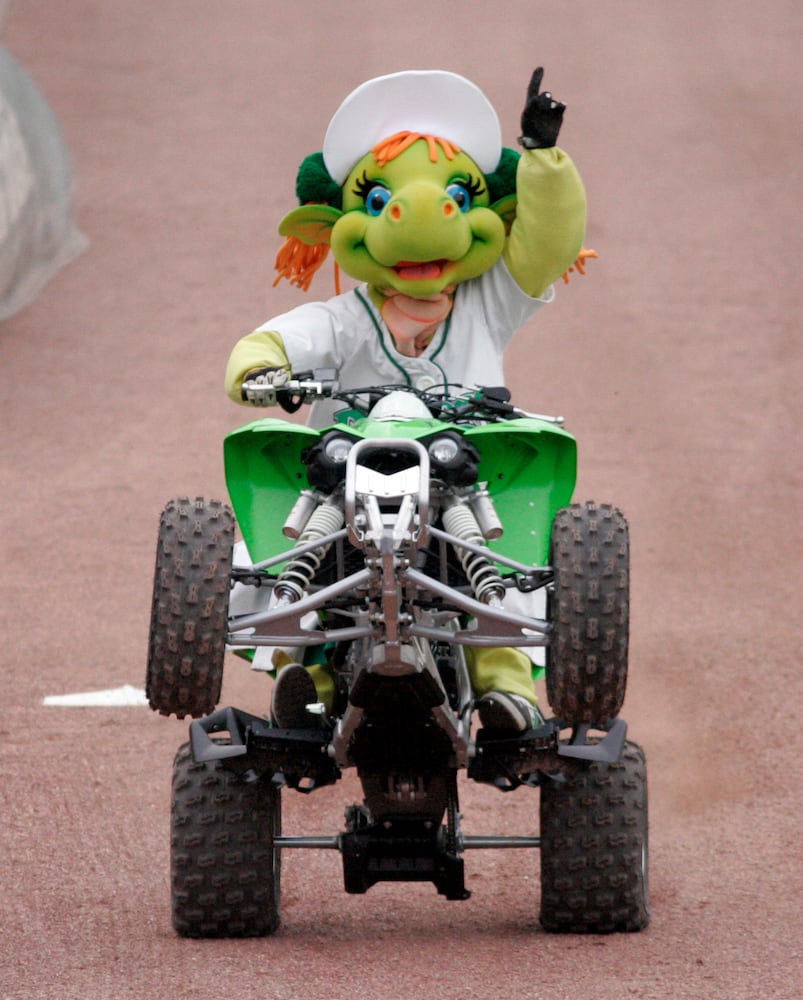 Dragons mascot fun in home openers