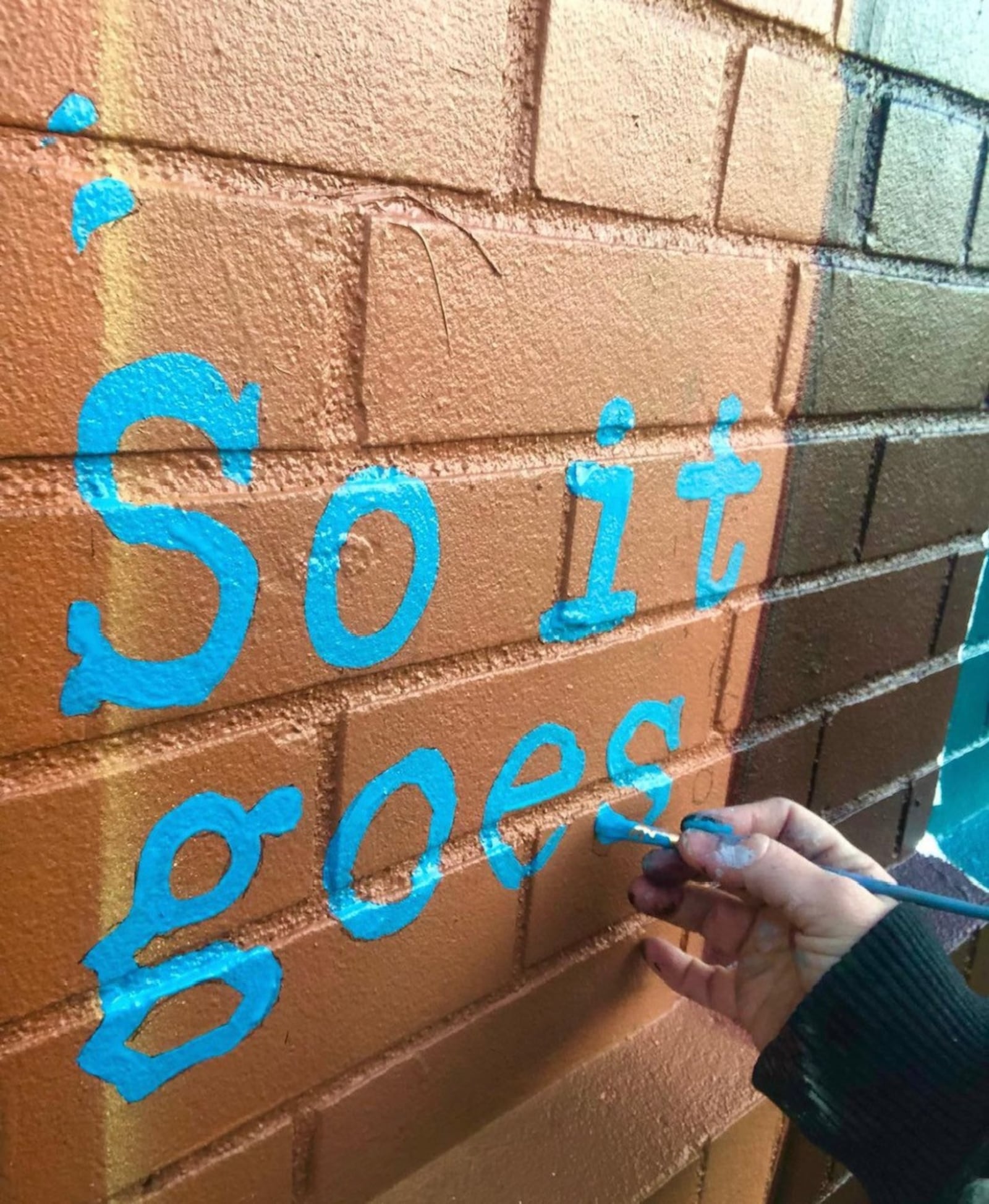 Local artist Tiffany Clark has finished her latest mural located on the west exterior wall of the Fairborn Community Library at 1 E. Main St.