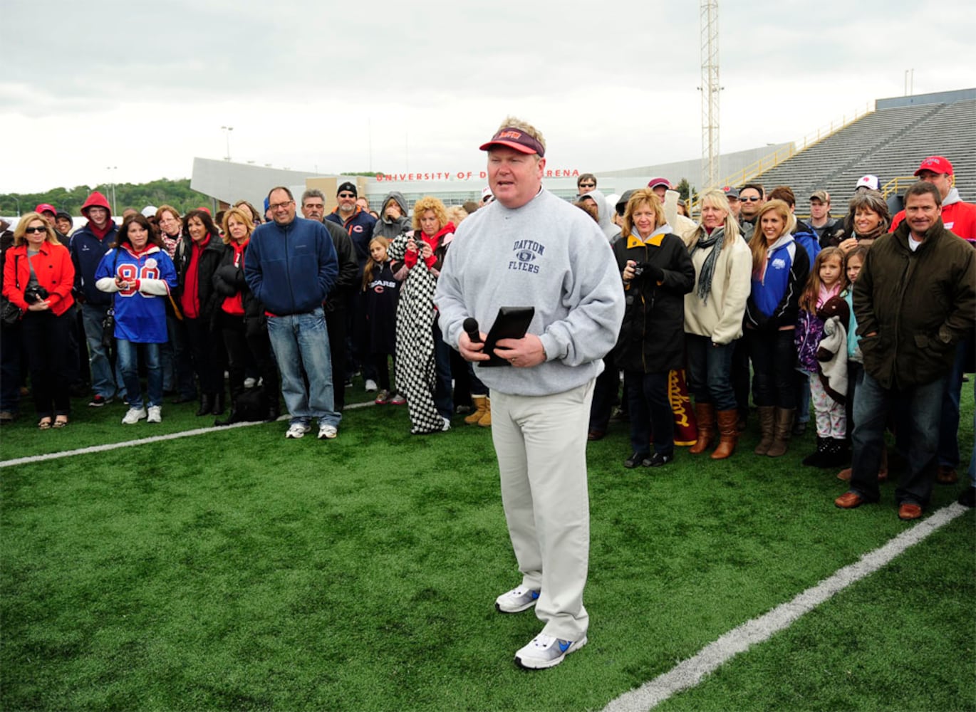 Rick Chamberlain after UD spring game