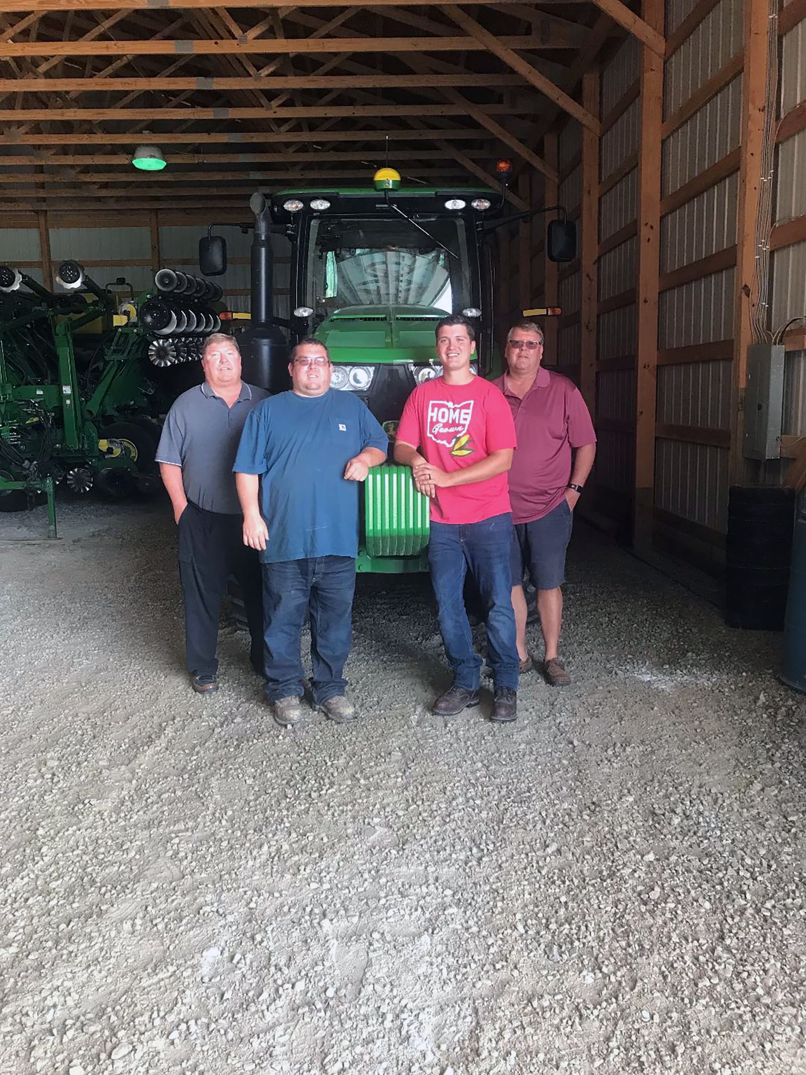 The Everett Family of farmers are left to right Tim Everett, Tyler Everett, , Jon Everett and Joe Everett. CONTRIBUTED