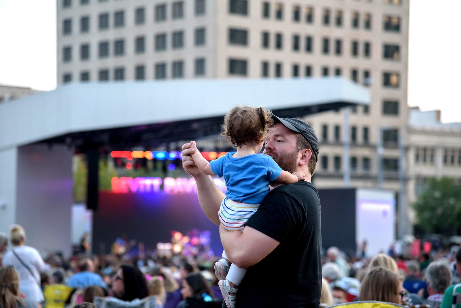 Tickets are on sale for a virtual fundraiser to support the Levitt Pavilion Dayton.. Last year international rock sensations, The Breeders, played a free concert in their hometown at the Levitt Pavilion Dayton on Friday, Sept. 20 as part of the 2019 Eichelberger Concert Season. TOM GILLIAM / CONTRIBUTING PHOTOGRAPHER