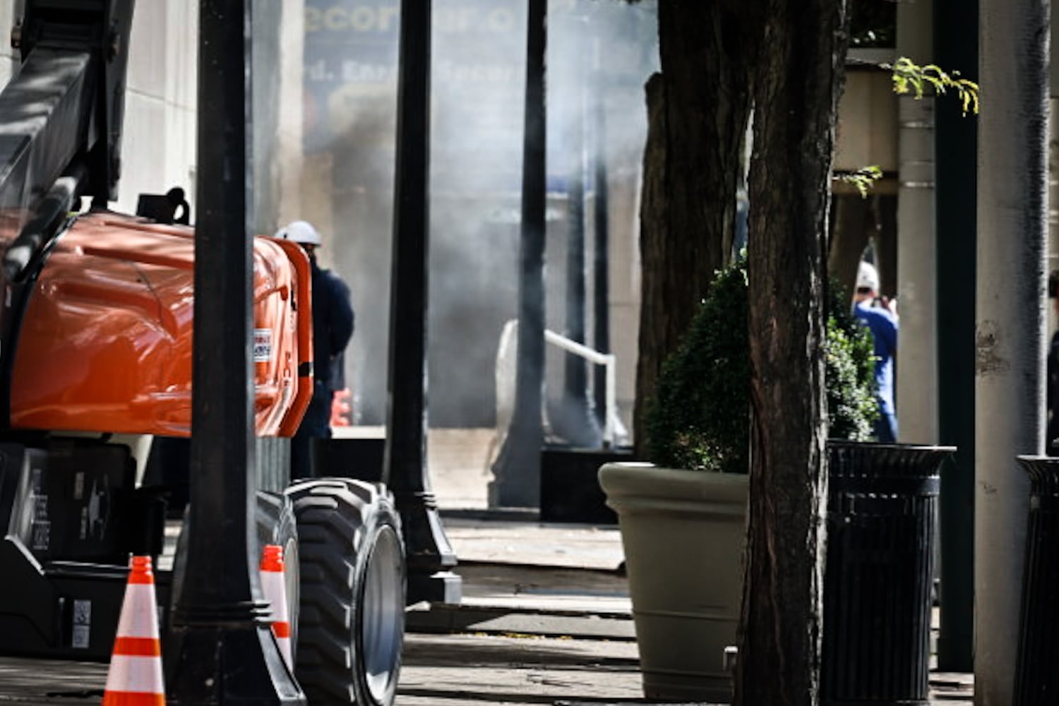 Downtown Dayton underground fire