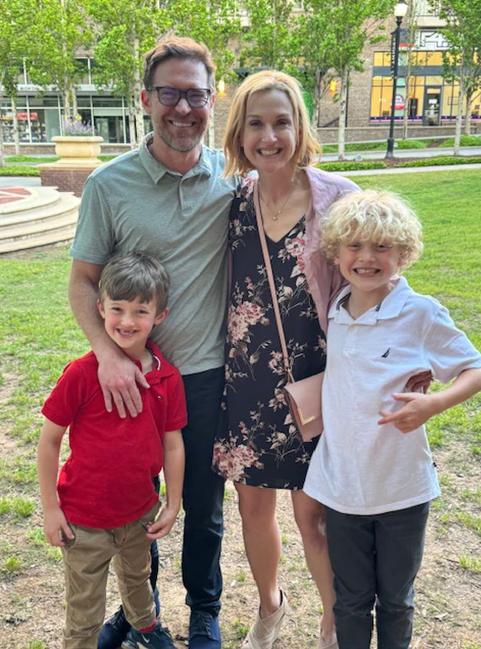 Matthew and Elizabeth Ames pulled together to battle her cancer diagnosis. They wanted to stay strong for their young children, Isaac and Eli. CONTRIBUTED VIA AJC