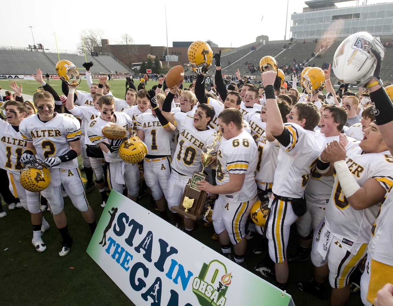 PHOTOS: Looking back at Alter’s back-to-back state football titles in 2008-09