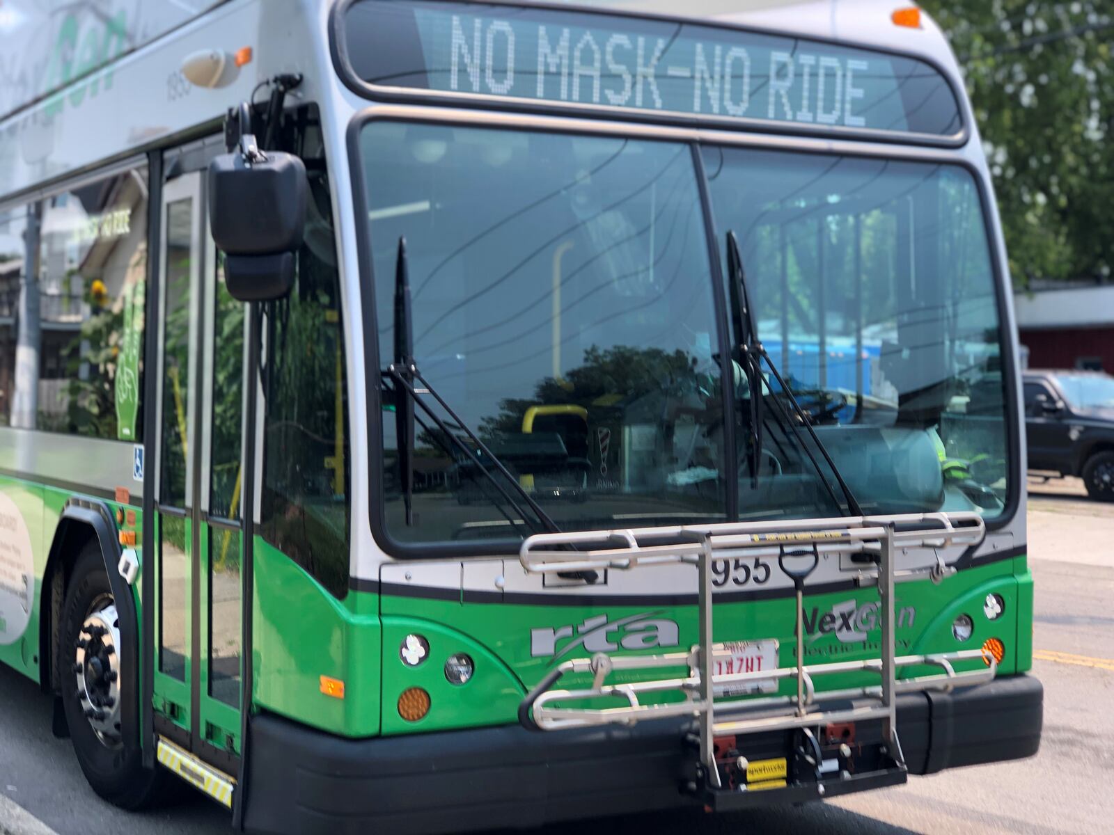 A Greater Dayton RTA bus makes a stop on East Third Street. CORNELIUS FROLIK / STAFF