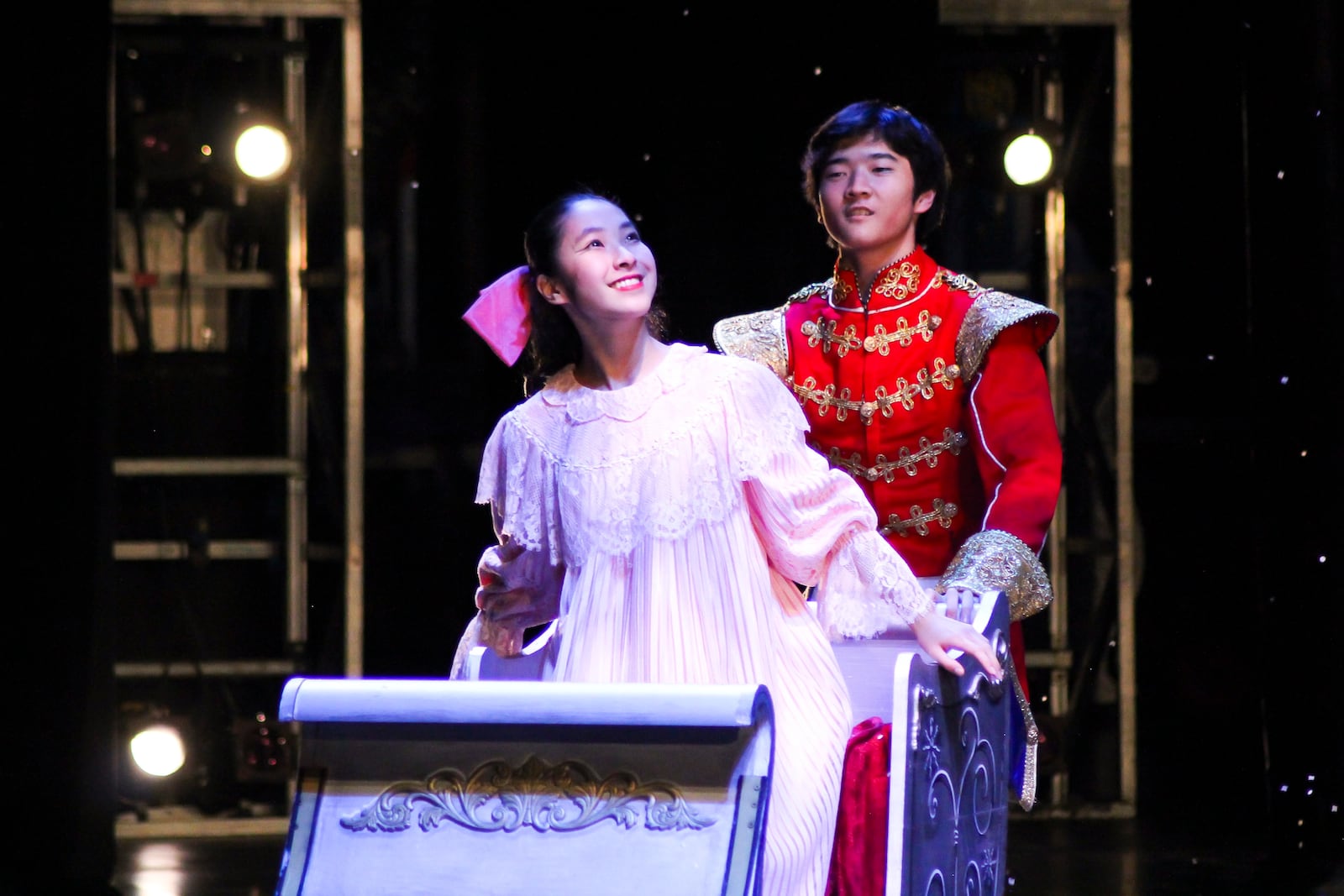 Claire Takizawa portrayed Clara in the 2018 production of Dayton Ballet's "The Nutcracker." CONTRIBUTED