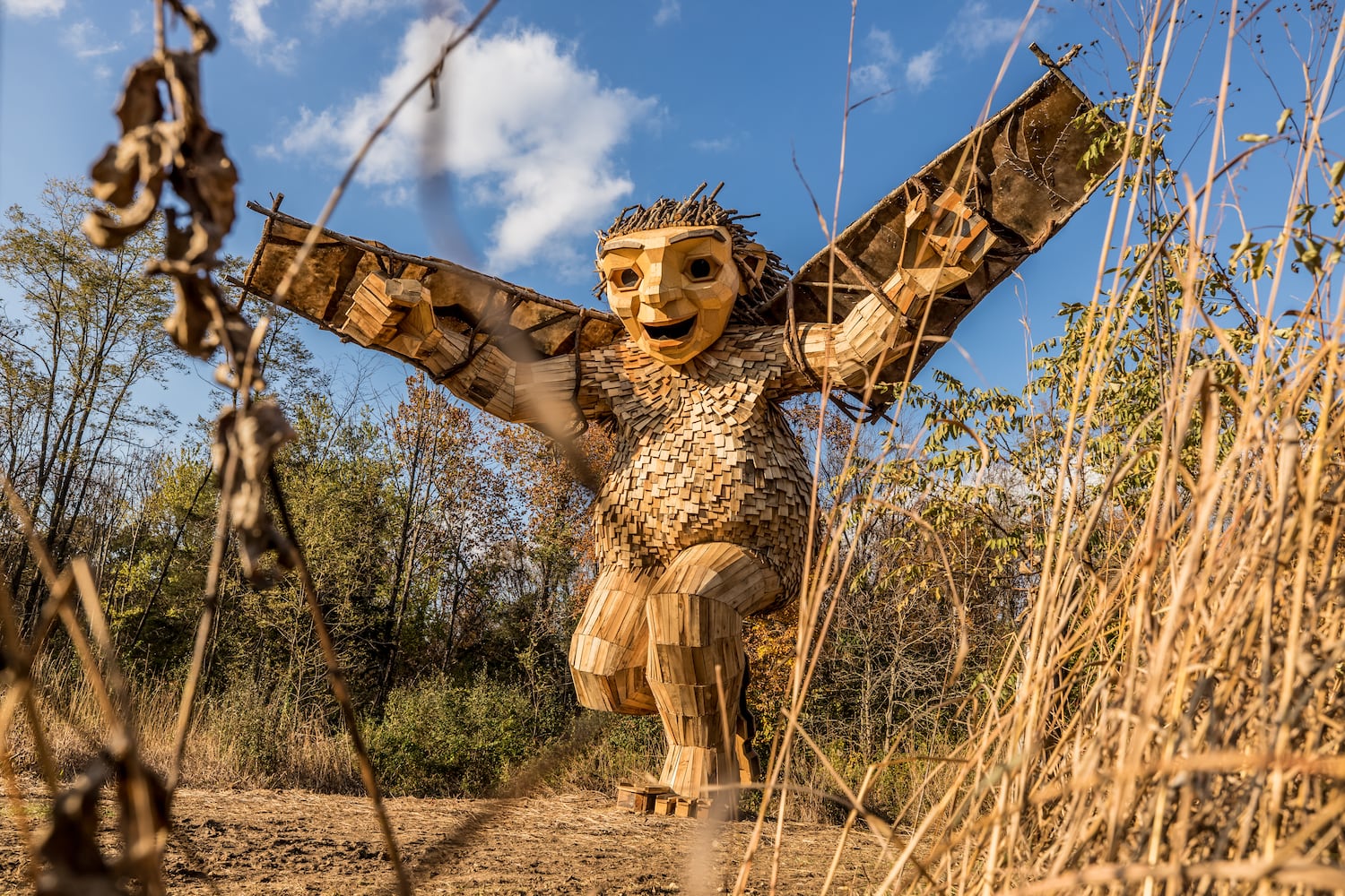 Trolls invade Dayton park