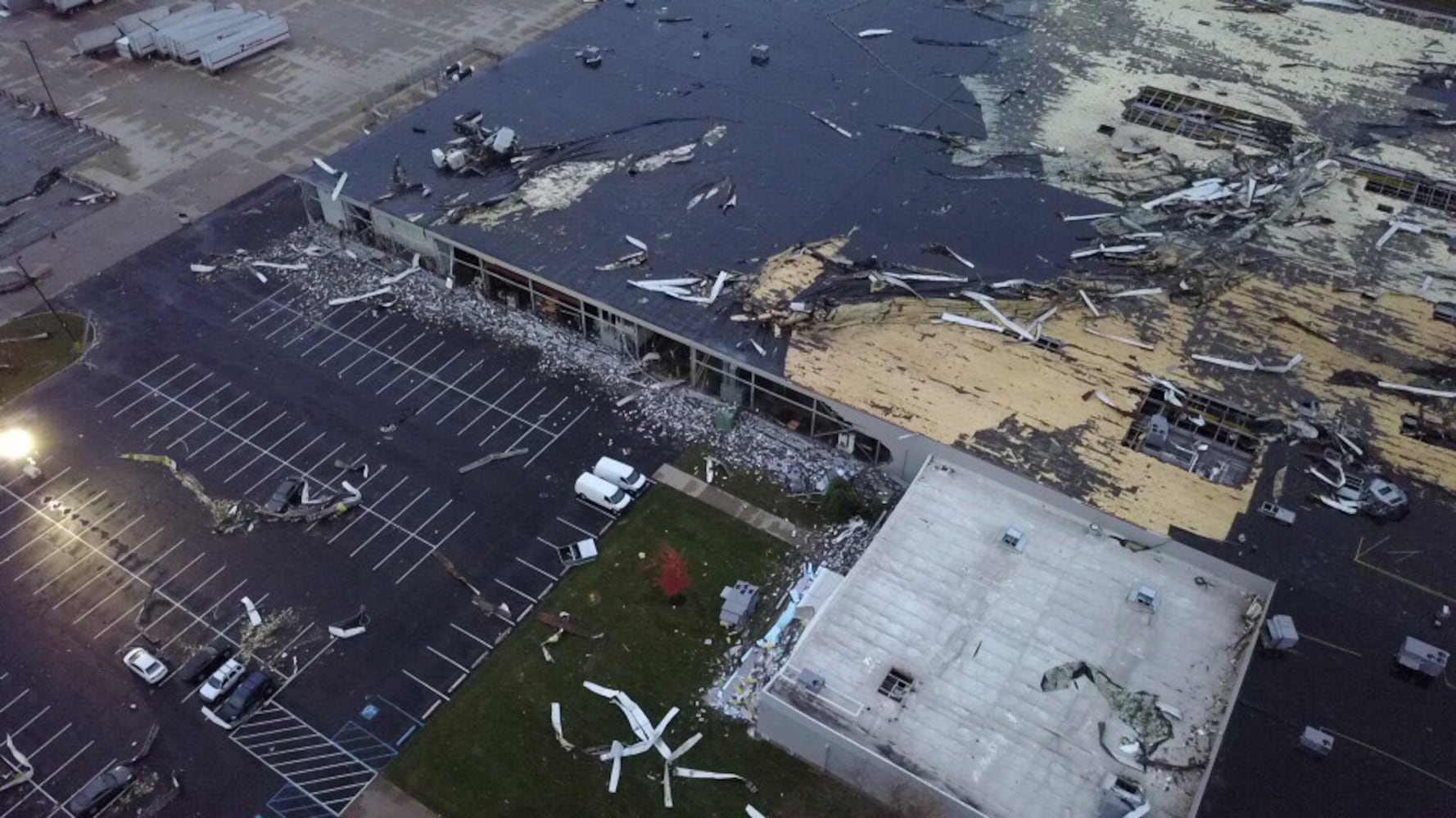 Suspected tornado damage in Celina, Nov. 6, 2017