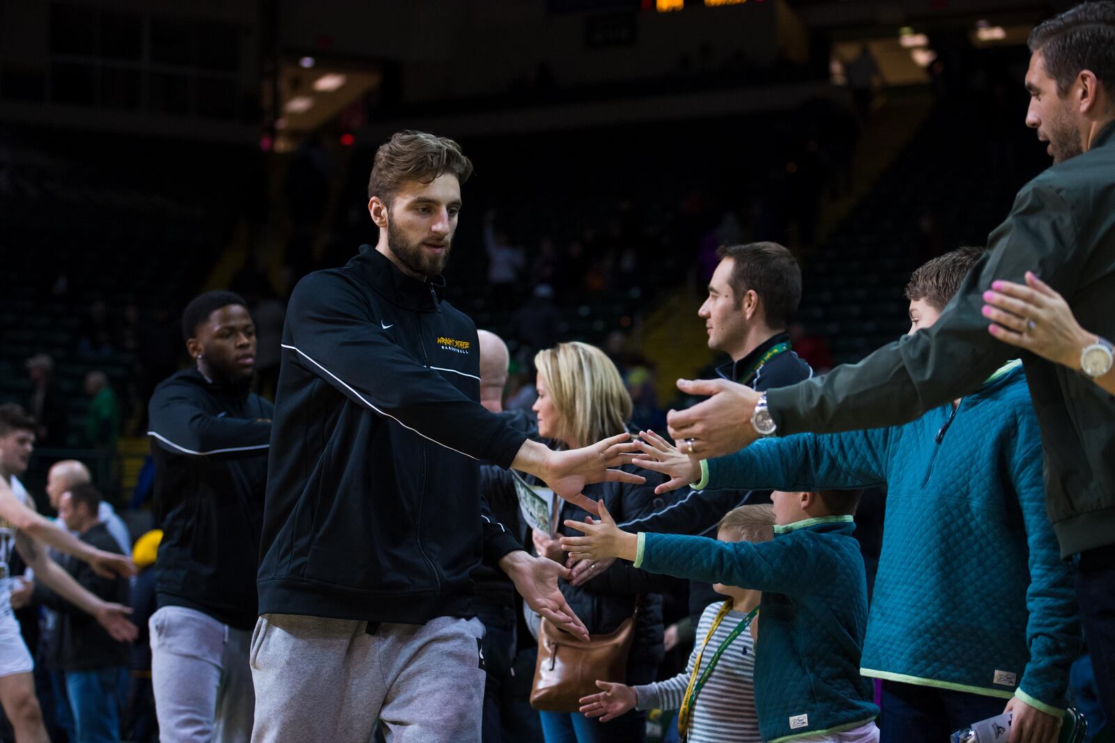 Wright State's Tim Finke before a game last season. WSU Athletics photo