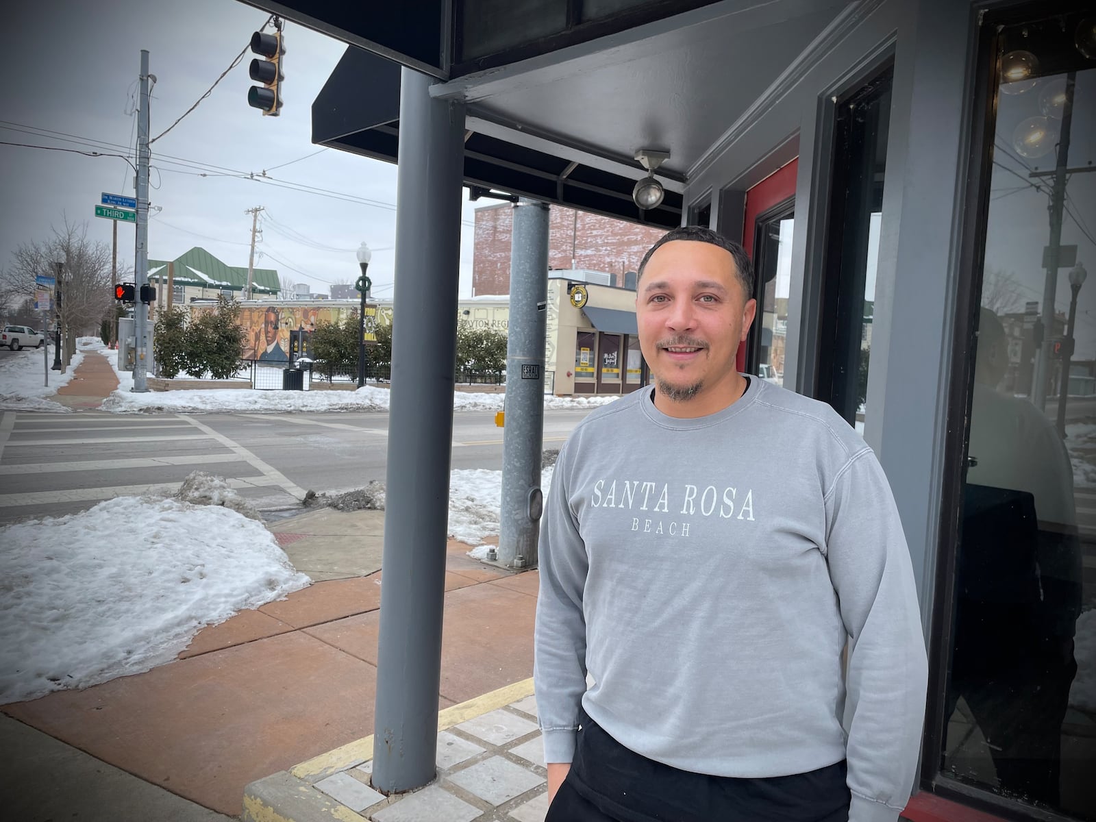 Chef Phillip Morgan, the owner of Morgan’s Catering, has opened a restaurant in the Wright-Dunbar District after operating in a food trailer since 2021. NATALIE JONES/STAFF