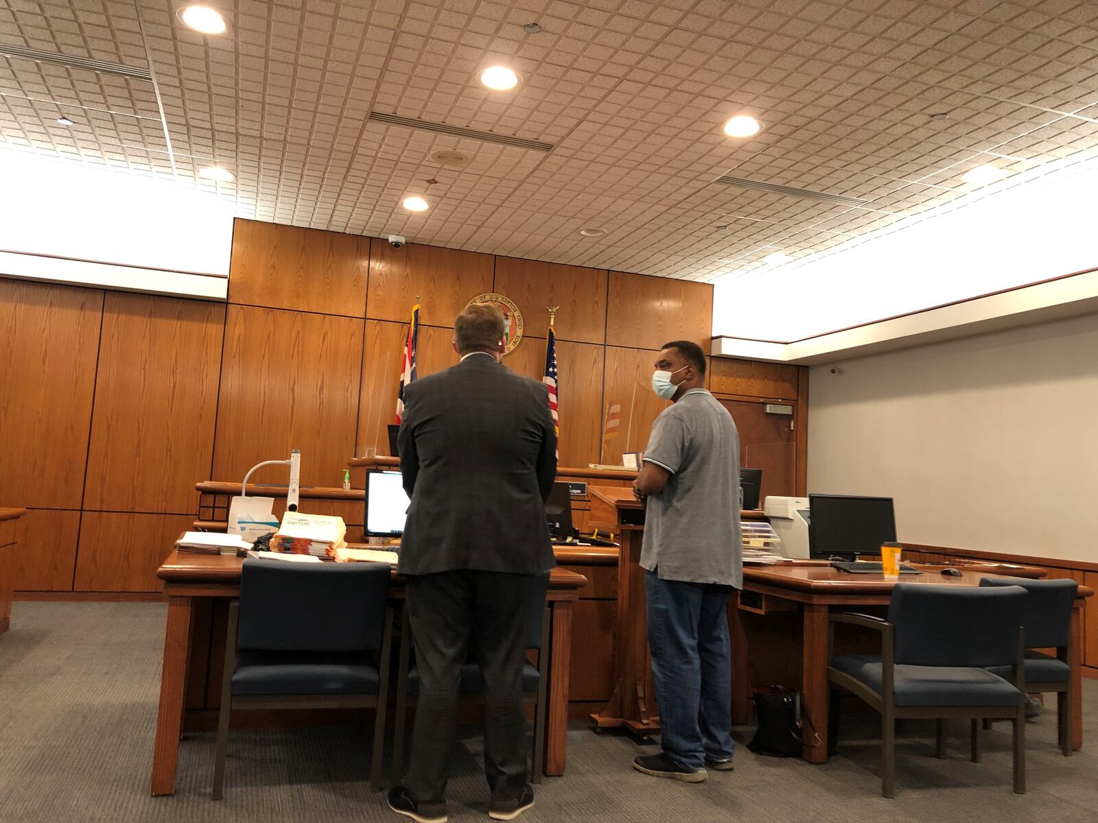 Elijah M. Rashaed appeared in Dayton Municipal Court on Wednesday, June 30, on behalf of Moonstone Investments LLC. A misdemeanor housing violation was dismissed after the company finished repairs to a property on the 1100 block of Salem Ave. CORNELIUS FROLIK / STAFF