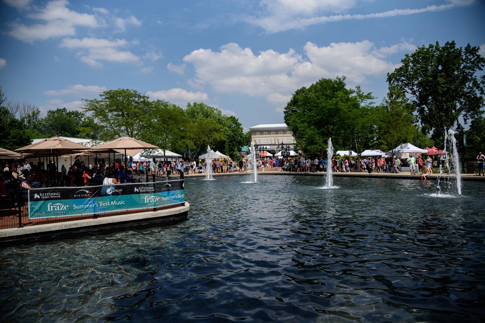 Miami Valley Restaurant Association presents its annual Kickin’ Chicken Wing Fest in Lincoln Park Civic Commons in Kettering on Saturday, July 9. TOM GILLIAM / CONTRIBUTING PHOTOGRAPHER