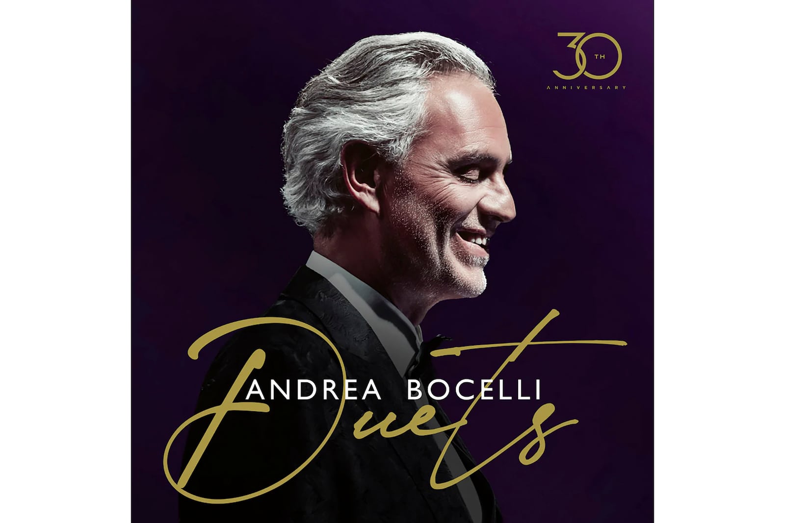 This album cover image shows "Duets" by Andrea Bocelli. (Decca-Sugar Music via AP)