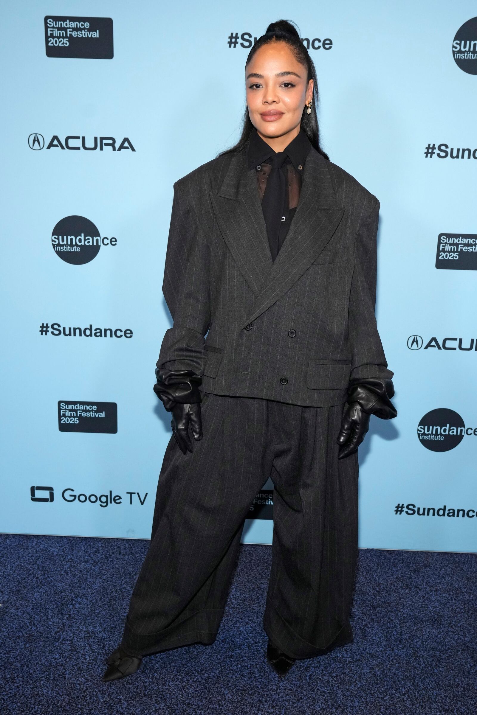 Tessa Thompson attends the Celebrating Sundance Institute gala during the Sundance Film Festival on Friday, Jan. 24, 2025, at Grand Hyatt Deer Valley in Park City, Utah. (Photo by Charles Sykes/Invision/AP)