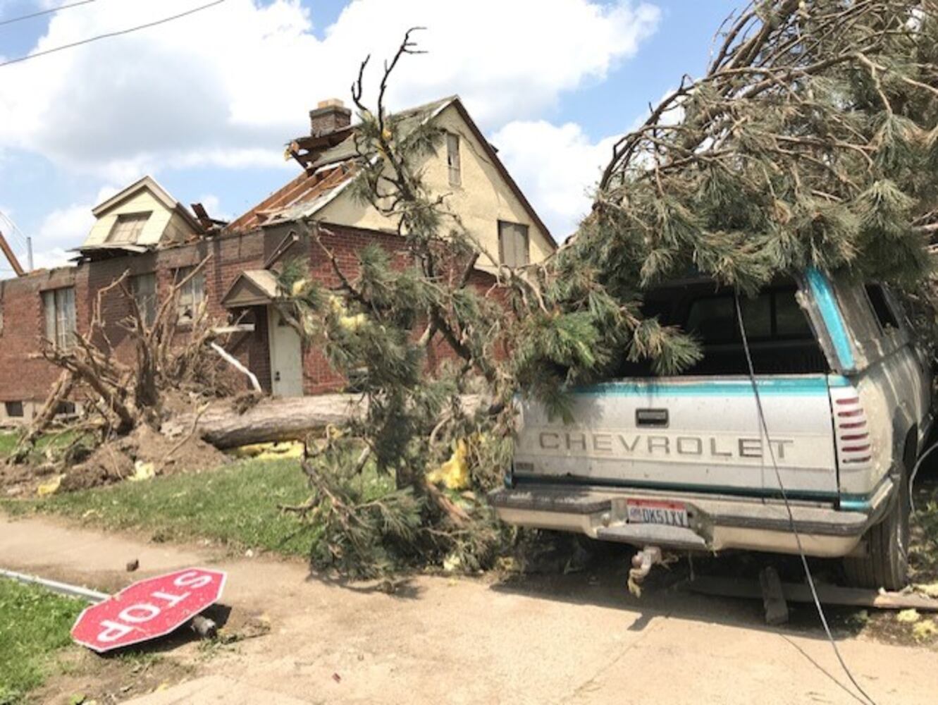 PHOTOS: Daylight reveals widespread damage from Monday storms