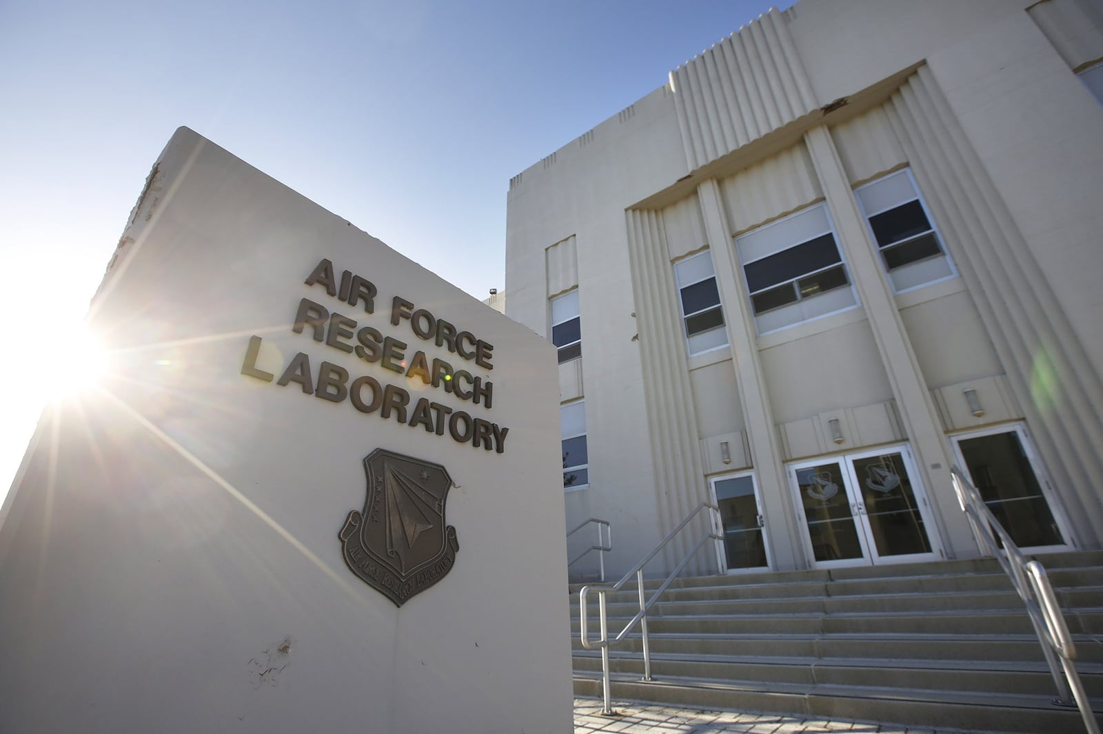 Air Force Research Laboratory headquarters at Wright-Patterson Air Force Base. The AFRL has a workforce of more than 10,000 worldwide, with most based at Wright-Patterson.TY GREENLEES / STAFF