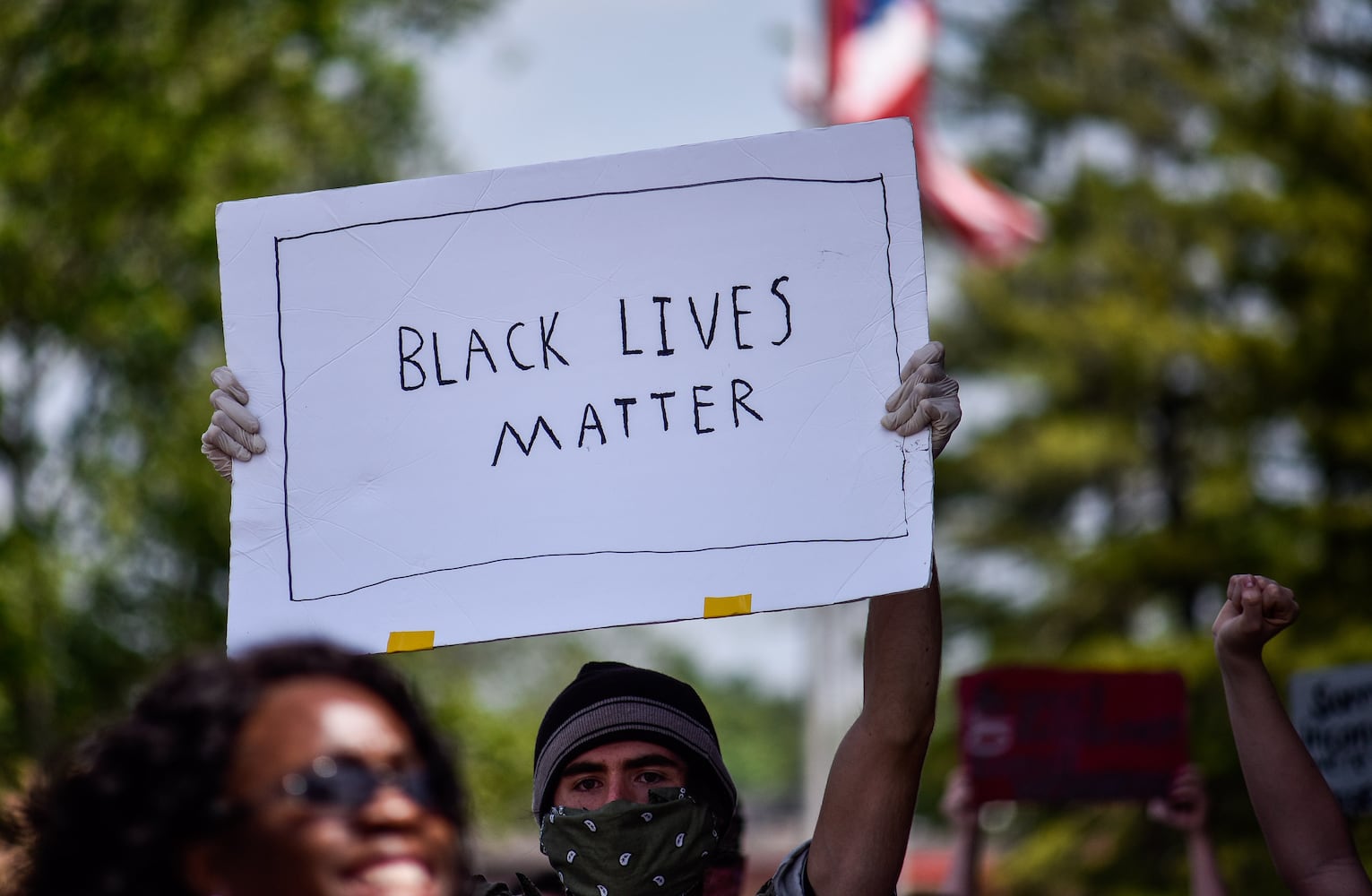 Crowd gathers for peaceful protest and march in Middletown