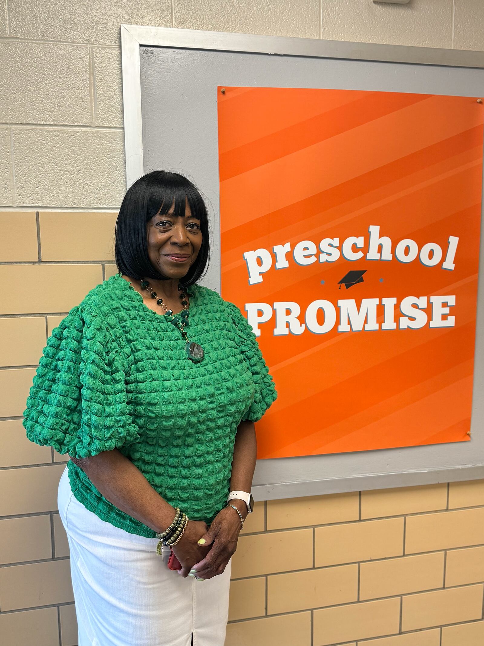 Brathwaite has worked part time through the Dayton Foundation's Delmar Encore Fellows program at Preschool Promise in Dayton for the past four years.