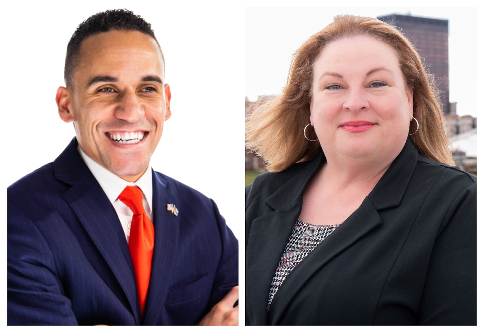 Kate Baker and Jordan Wortham are running in the Republican primary for the Montgomery County commission race. Photos provided.