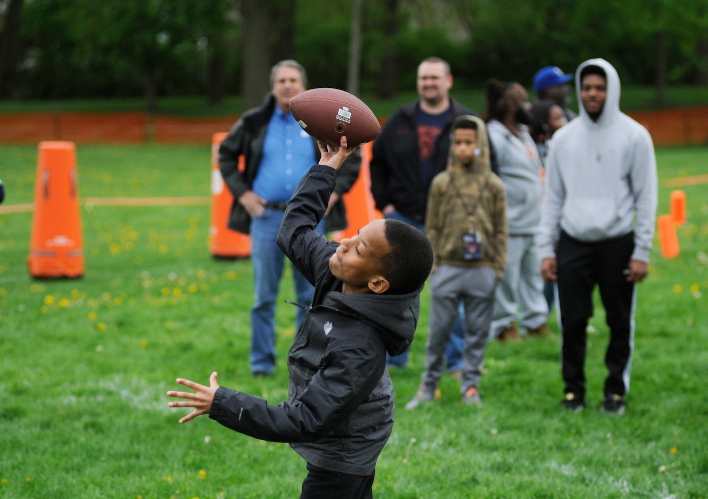 PHOTOS: NFL Draft Day at Dayton’s Triangle Park