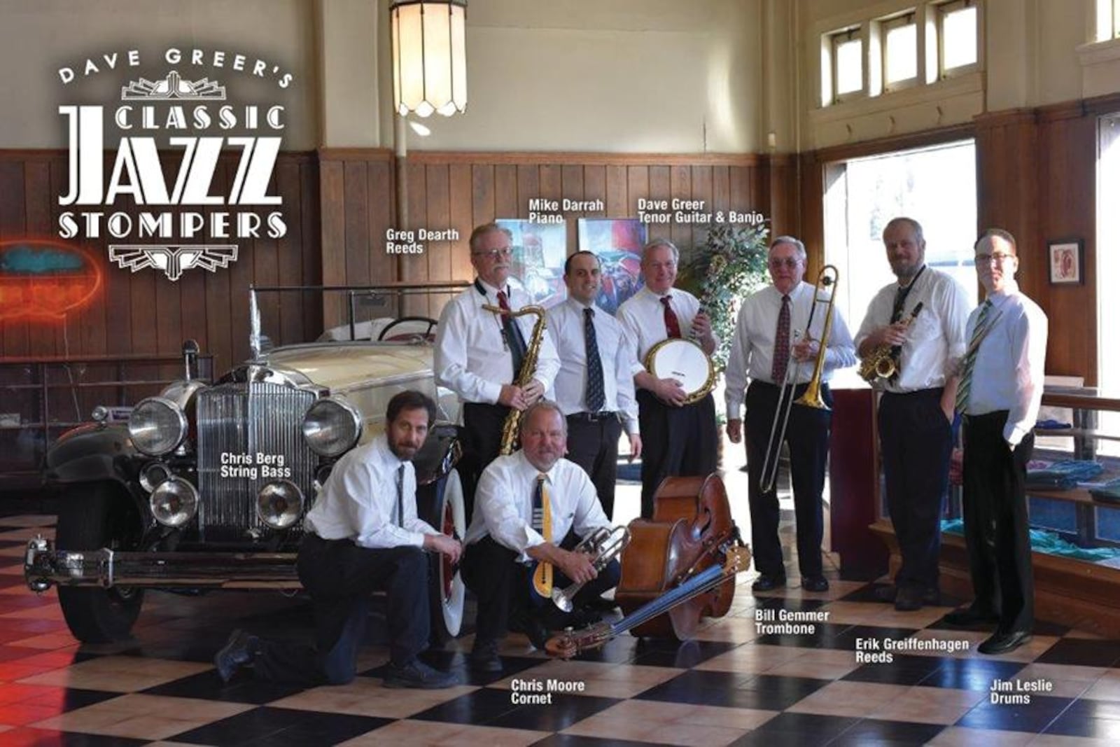 Dave Greer’s Classic Jazz Stompers | Friday, July 12 | Jazz  Levitt Pavilion Dayton has announced its 2019 season. This year’s concerts will be held at 7 p.m. Thursdays, Fridays, and Saturdays. There will be a family concerts third Sunday of each month — except Sunday, July 21  —  at  4:30 p.m. The Greatest Showman will be shown t the pavilion Sunday, July 21 beginning at  at dusk as part of the PNC Family Series