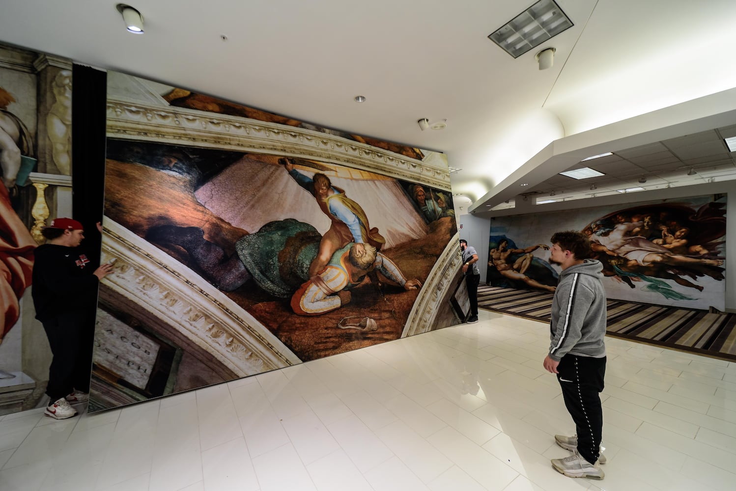 PHOTOS: A sneak peek of Michelangelo’s Sistine Chapel: The Exhibition at The Mall at Fairfield Commons