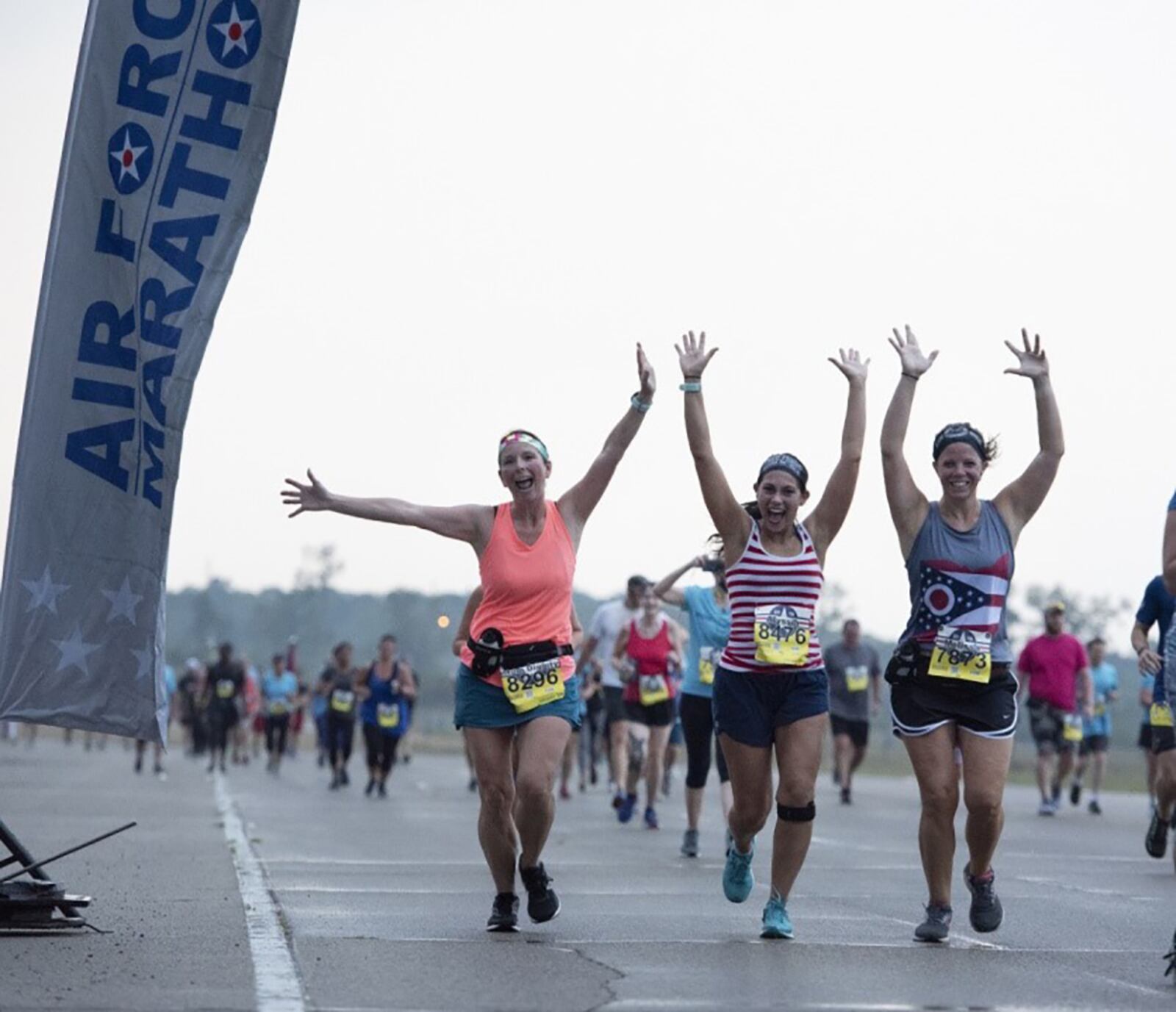 Due to the impact of the COVID-19 pandemic, Air Force officials had canceled the 2020 Air Force Marathon, which would have been held Sept. 19. A virtual race option that was already planned to be added this year and has now sold out. Runners will be required to run during the month of September their selected distance of the Air Force Marathon, half marathon, 10K, 5K, Tailwind Trot or the Fly! Fight! Win! Challenge Series race. (U.S. Air Force photo/Michelle Gigante)