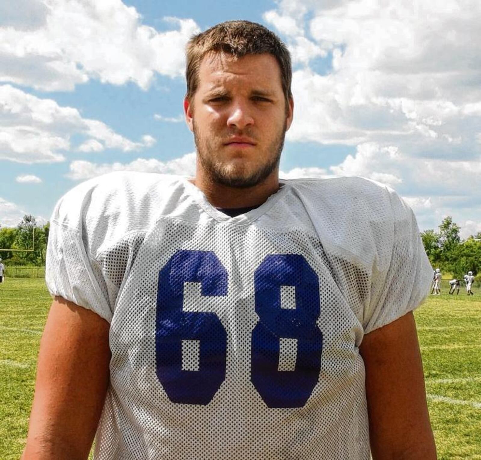 Taylor Decker, a 6-foot-8, 315 pound offensive tackle from Vandalia Butler High School 