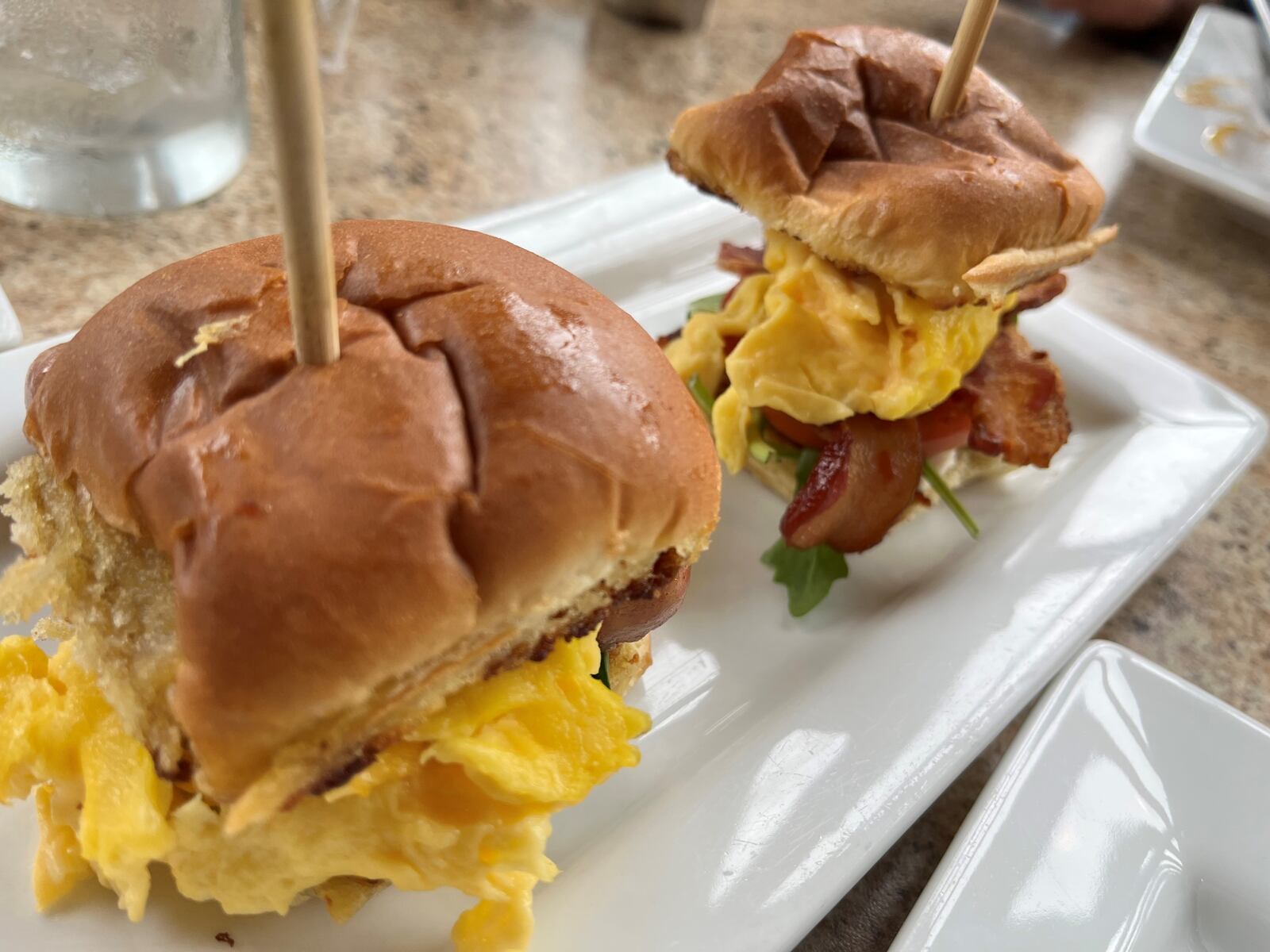 Breakfast Sliders from the Bistro & Wine Bar at elé Cake Co.’s Austin Landing location. NATALIE JONES/STAFF