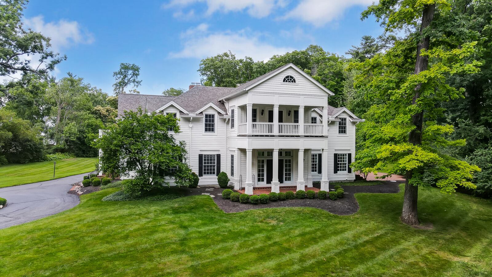 Listed for $2.2 million by Coldwell Banker Heritage, the stately two-story at 1230 Oakwood Ave., called Glenaerie, has 9,790 square feet of living space on about two acres. CONTRIBUTED