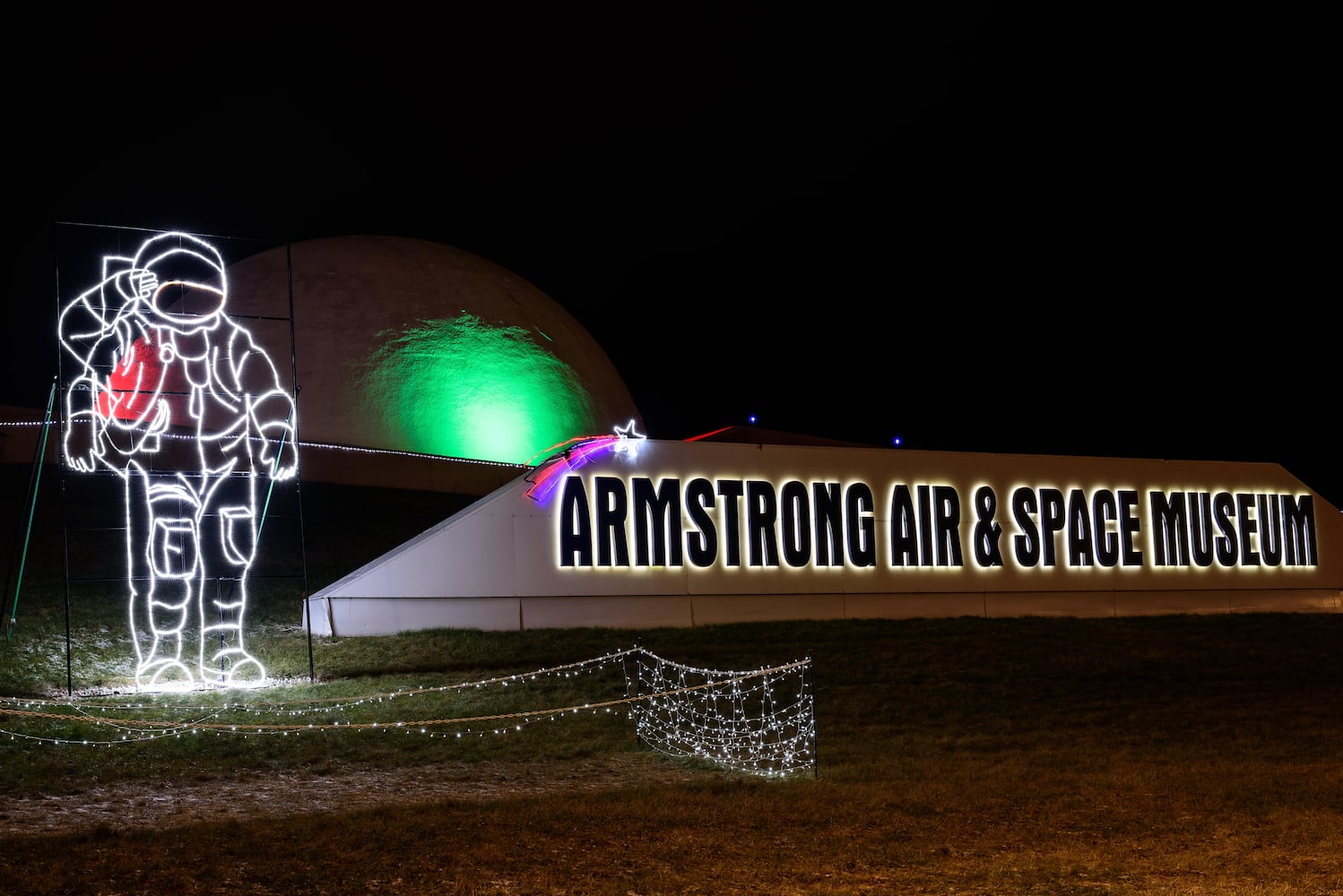 PHOTOS: Armstrong Air & Space Museum Holiday Lights 2024