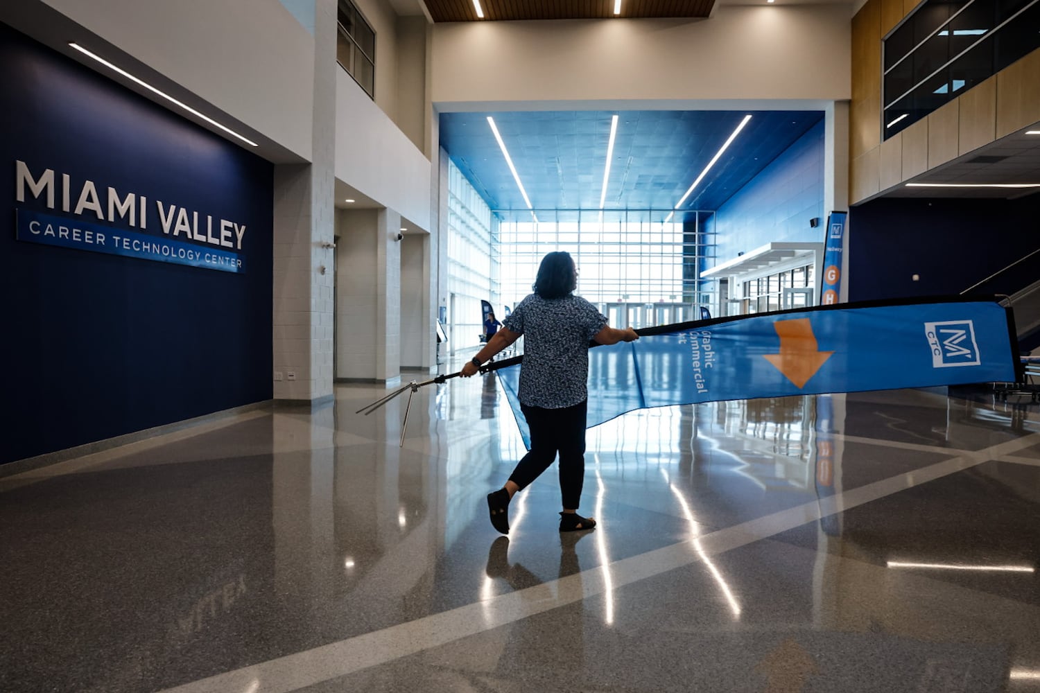 Miami Valley CTC shows off massive updated school to new students,