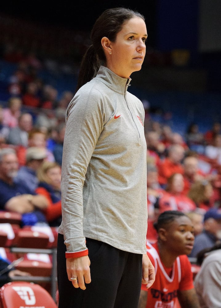 Dayton basketball teams hit the court for Red & Blue Game