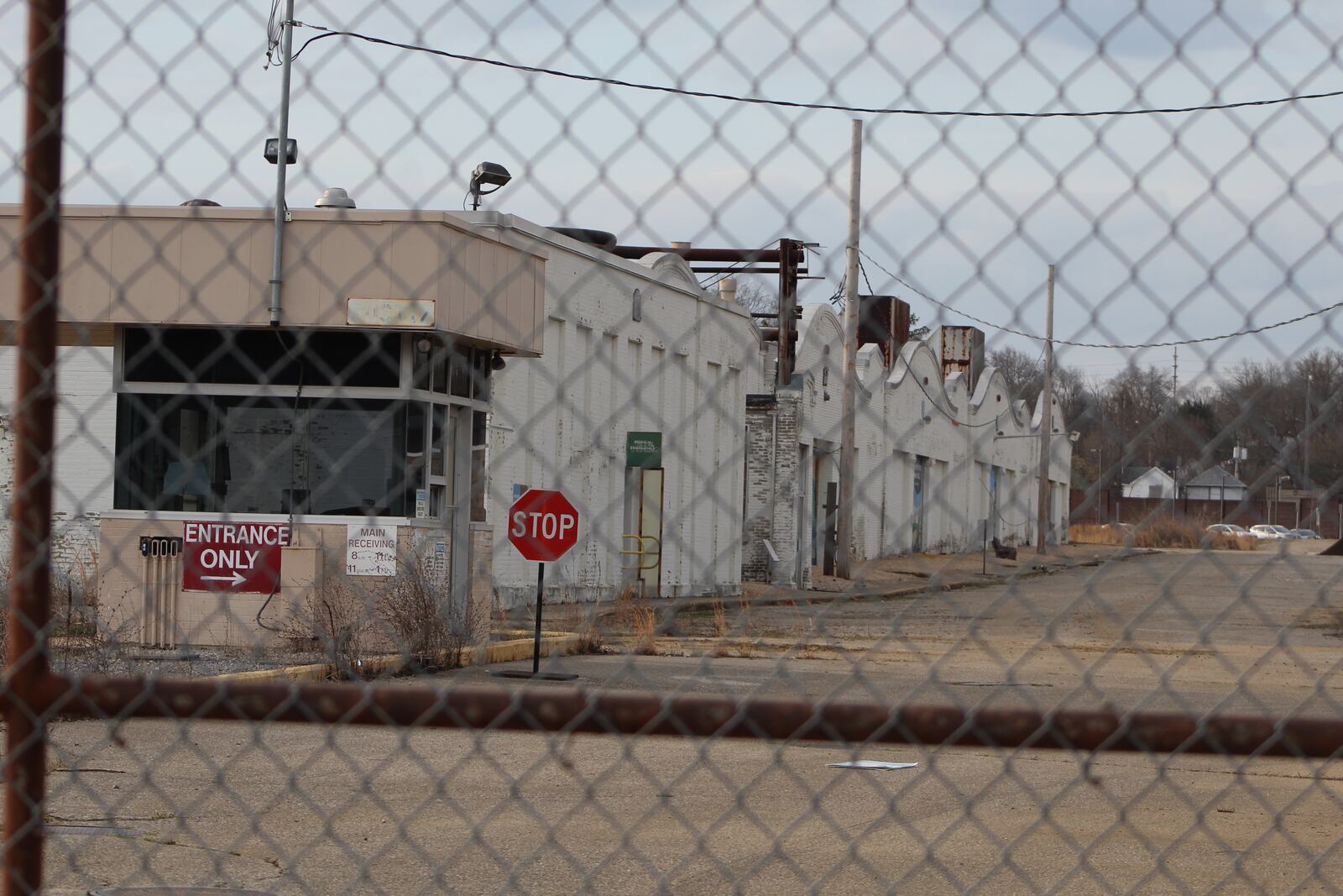 Plans for the Wright brothers airplane factory site include demolishing a security guard station and building 17. The historic hangars (1 and 2) will be stabilized and preserved, and hangars 3, 4 and 5 will be marketed for redevelopment. CORNELIUS FROLIK / STAFF