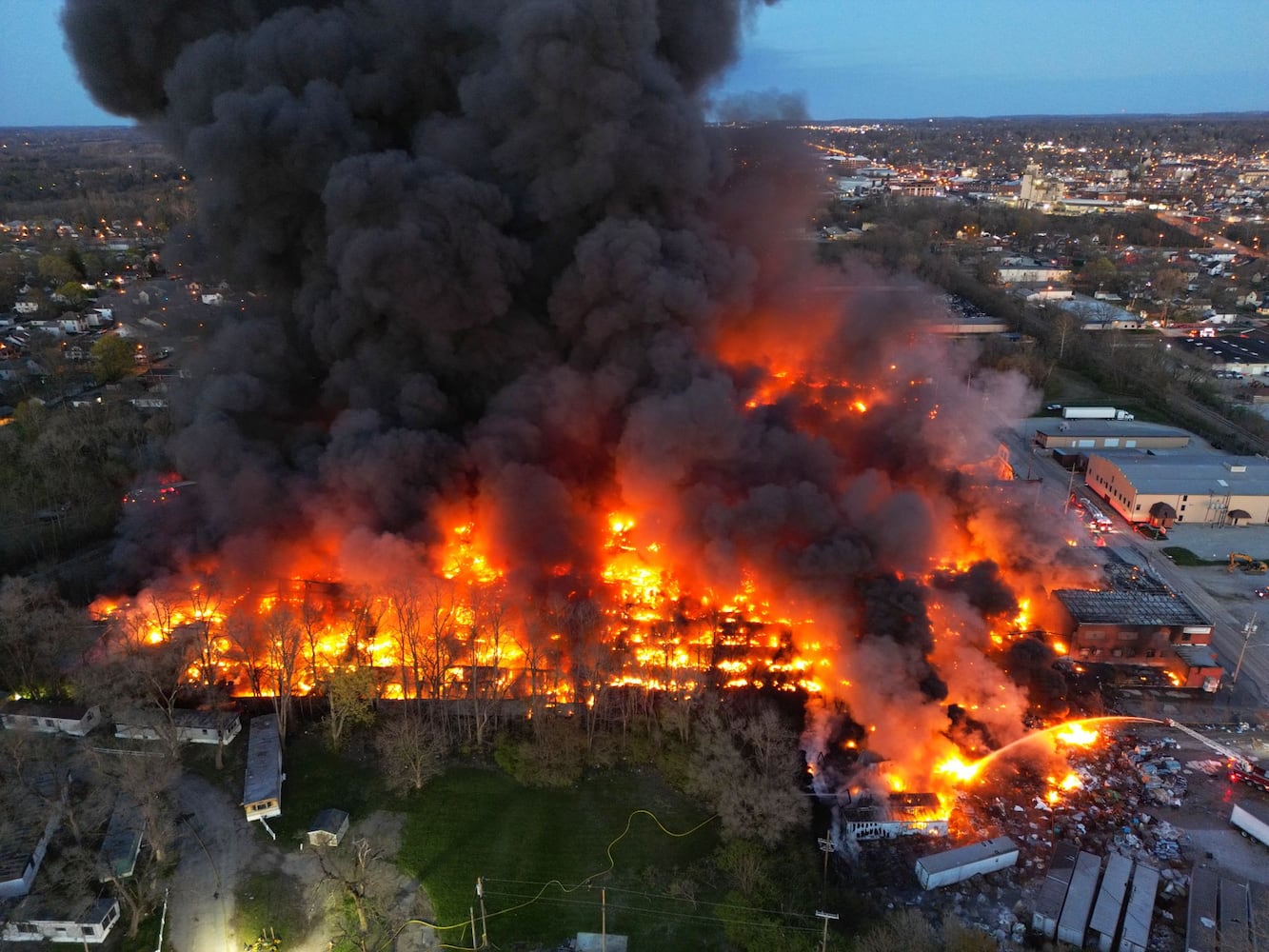 Richmond, Indiana industrial fire