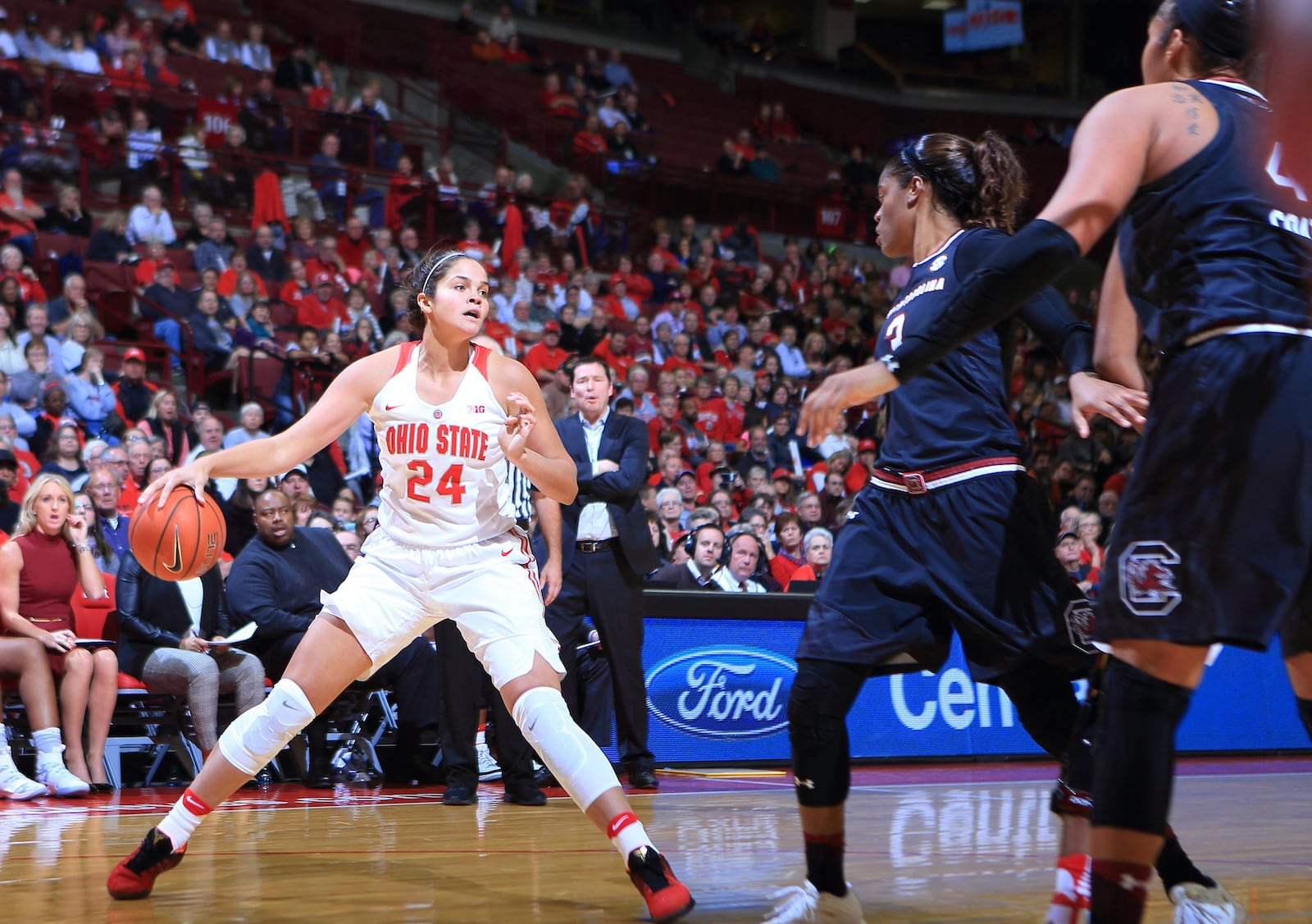 Ohio State University redshirt sophomore Makayla Waterman is a top sub. OSU PHOTO